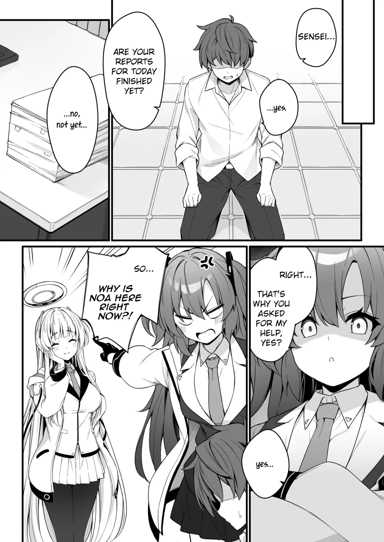 Yuuka to Noa to Endless Summer | Yuuka and Noa and the Endless Summer — preview page 8