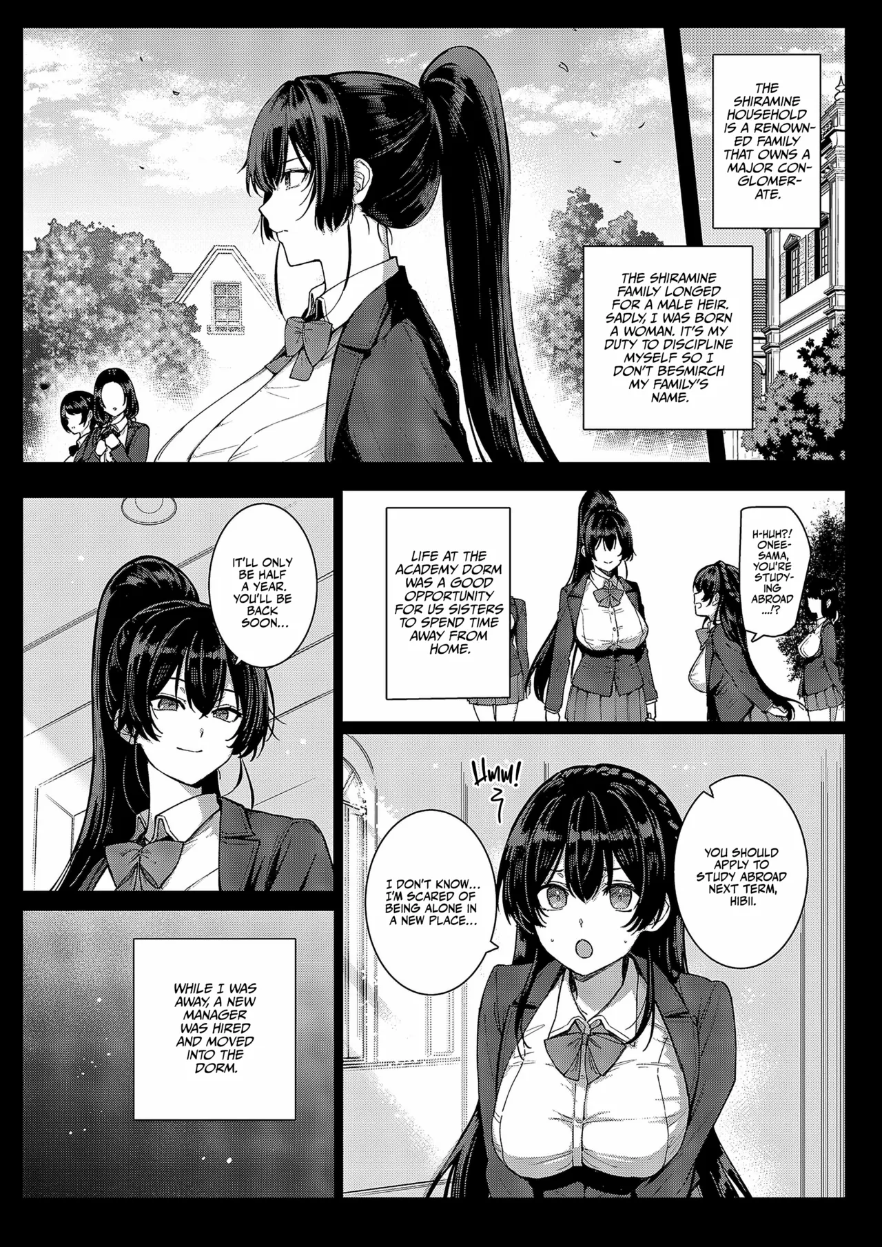 Amatsuka Gakuen no Ryoukan Seikatsu Shinyuu no Mitsu Ana | Amatsuka Girls’ Sex Life: Umino Ayumi – Shiramine Kuou Part 1&2 – Chapter 1 – page 22
