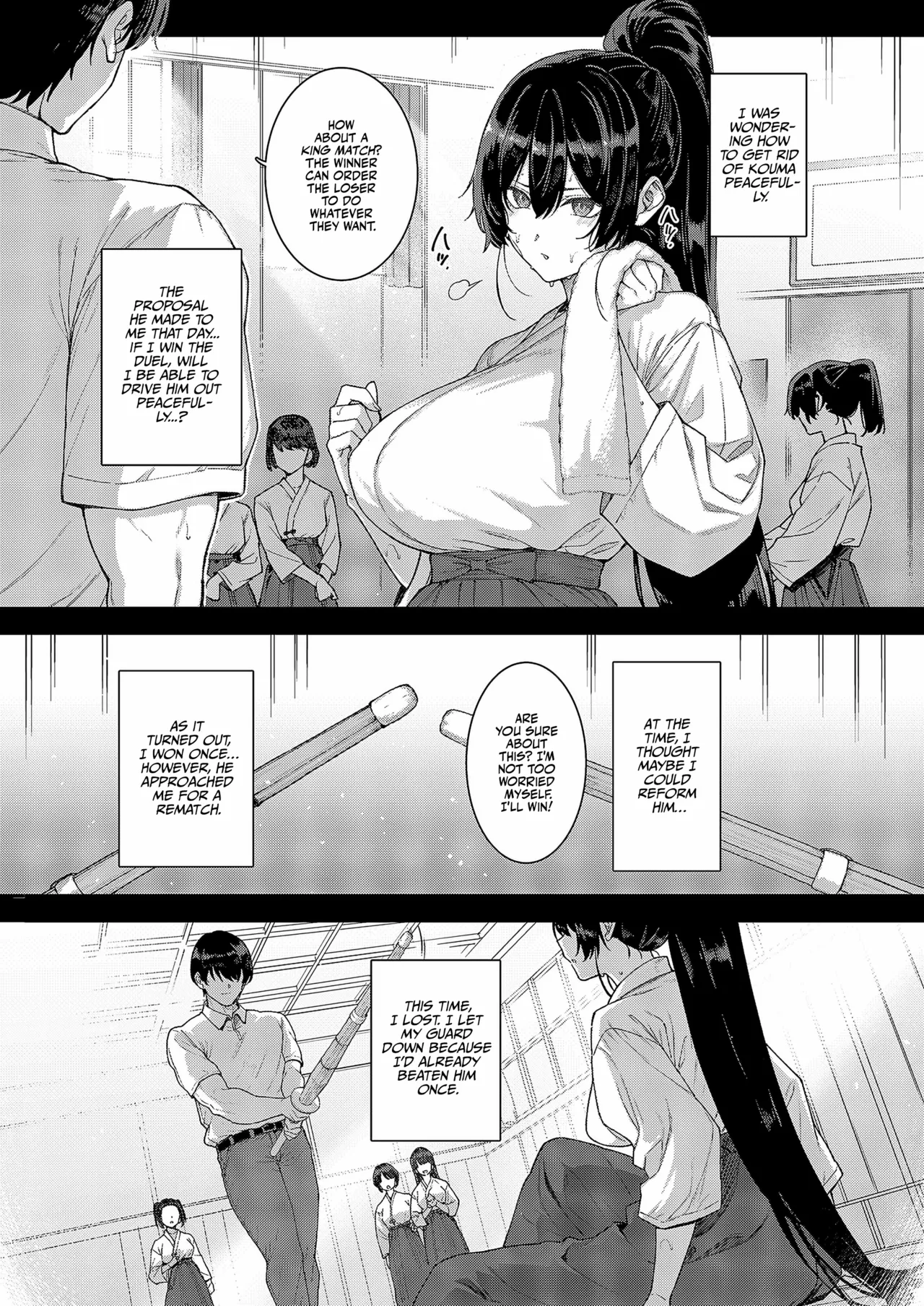 Amatsuka Gakuen no Ryoukan Seikatsu Shinyuu no Mitsu Ana | Amatsuka Girls’ Sex Life: Umino Ayumi – Shiramine Kuou Part 1&2 – Chapter 1 – page 25