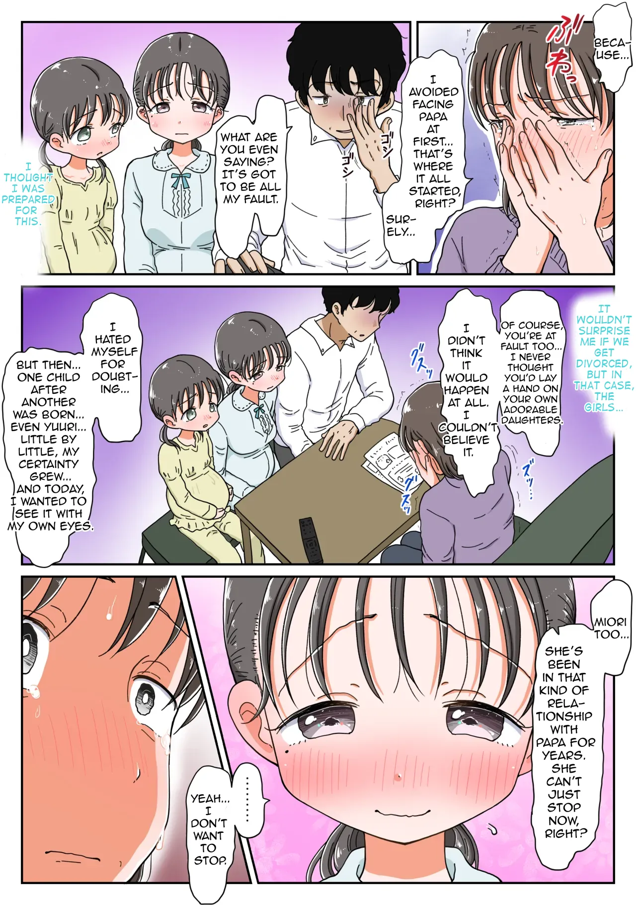 Oyako Icha Love Haramase Kiroku 3 Papa no Ko Nannin Umeru kana? Shimai de Nakayoku Botehara Ecchi! — preview page 11