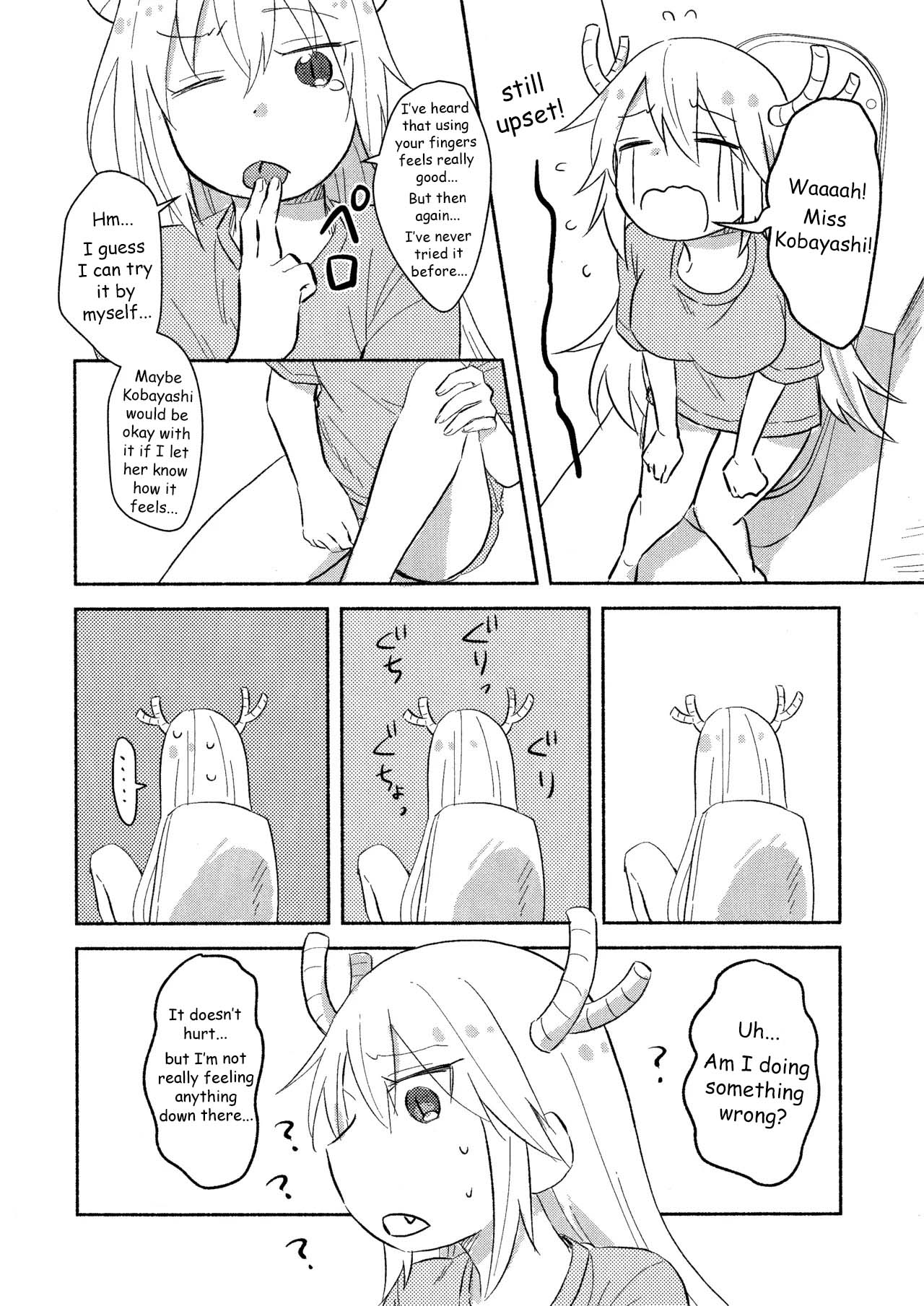 Wanting to do it for the first time with Miss Kobayashi — preview page 8