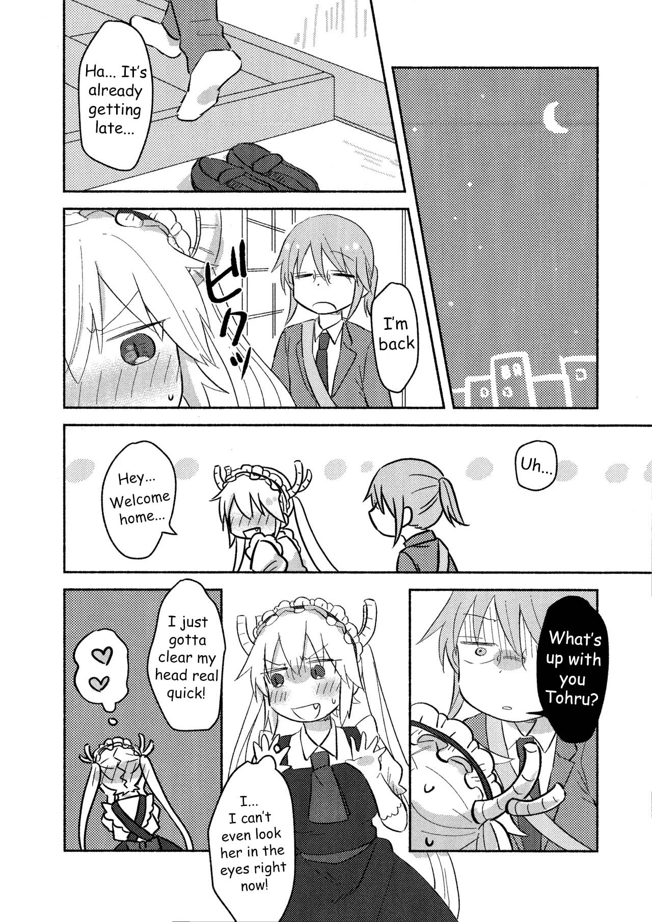 Wanting to do it for the first time with Miss Kobayashi — preview page 14