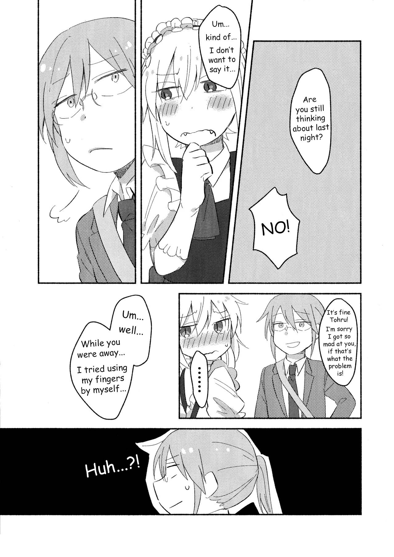 Wanting to do it for the first time with Miss Kobayashi — preview page 15
