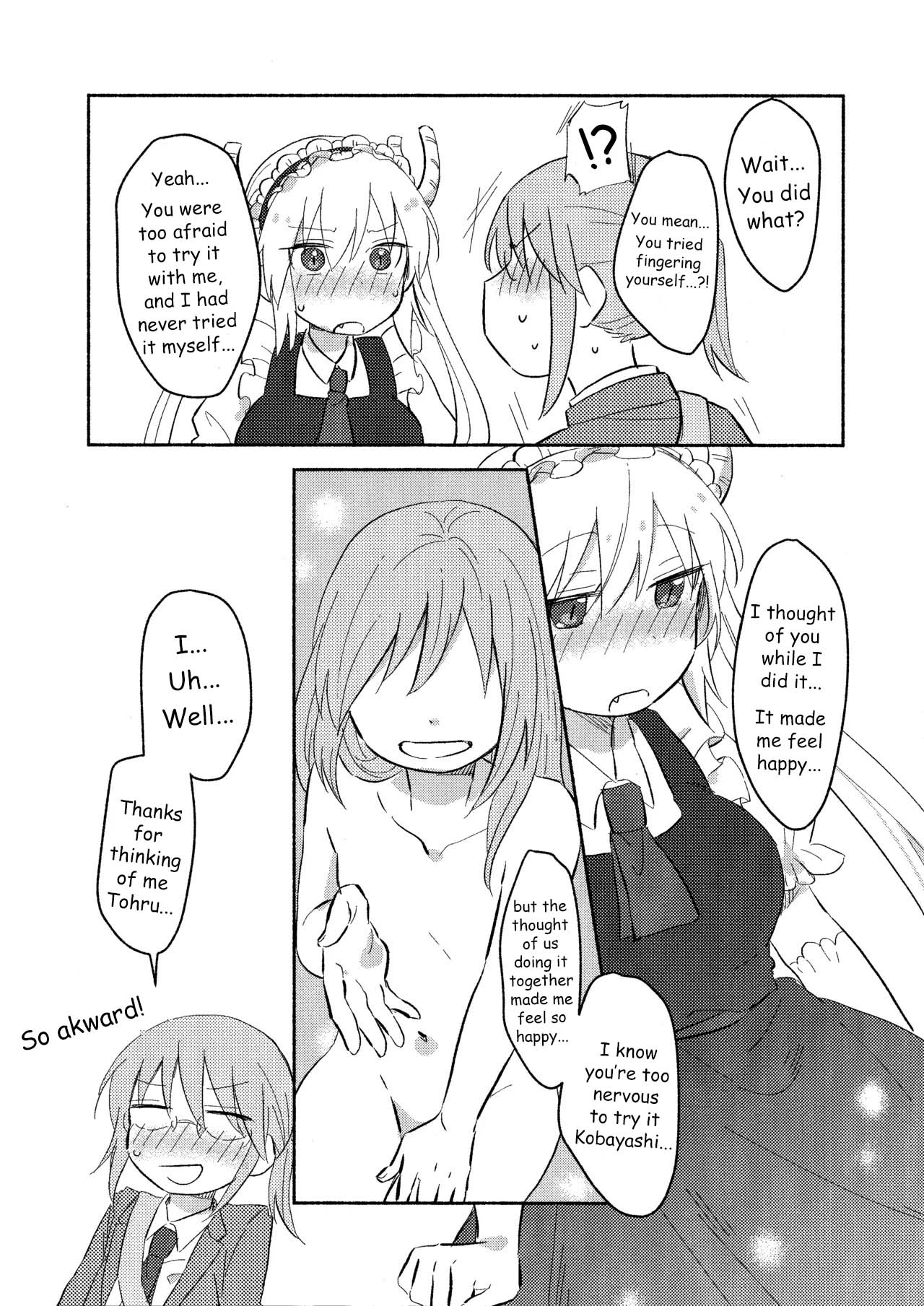 Wanting to do it for the first time with Miss Kobayashi — preview page 16