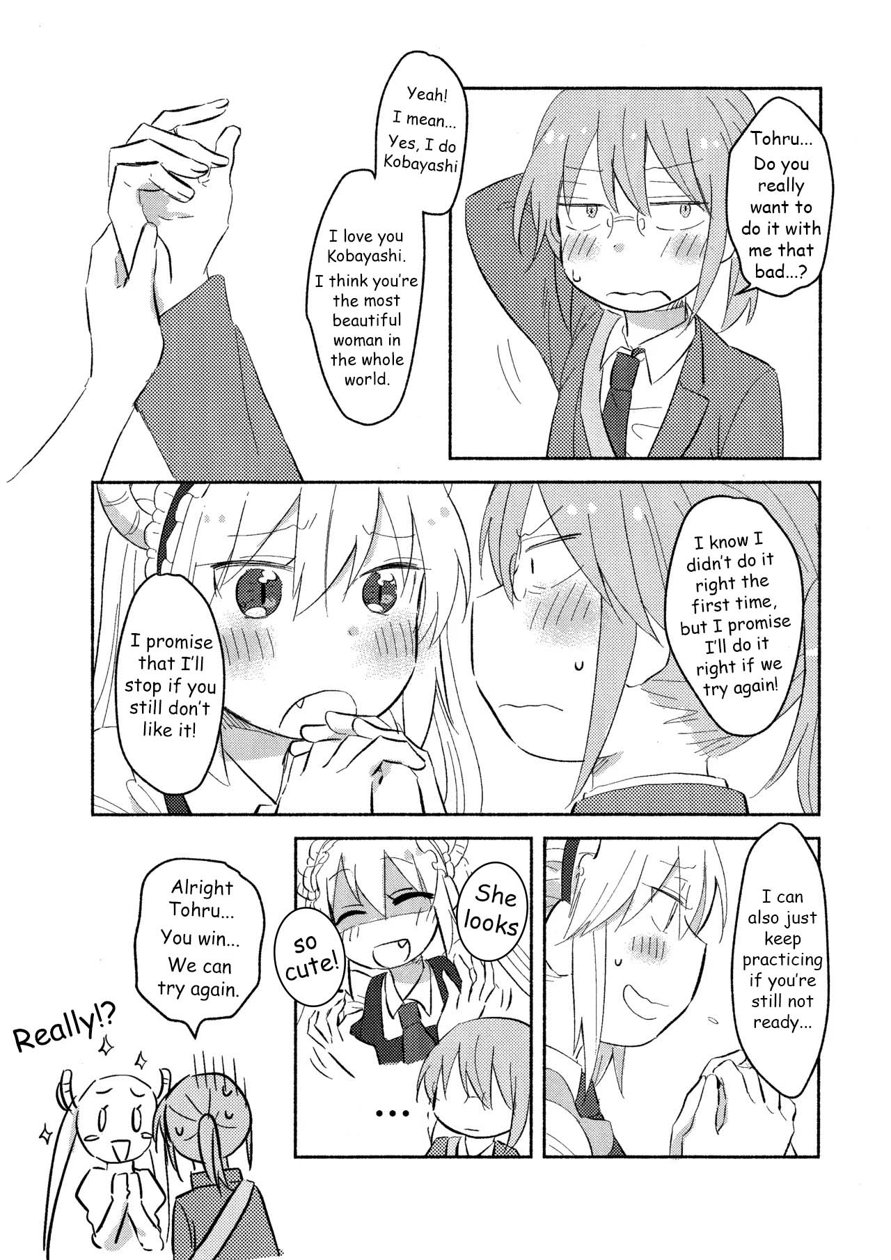 Wanting to do it for the first time with Miss Kobayashi — preview page 17