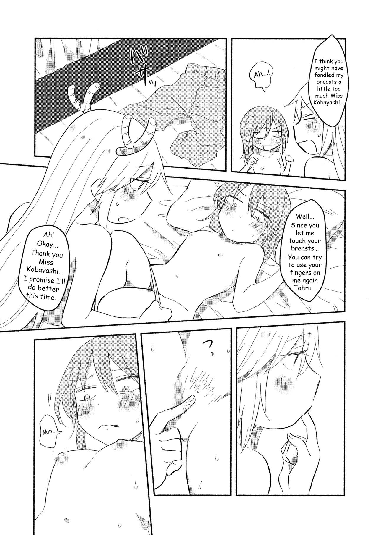 Wanting to do it for the first time with Miss Kobayashi – Chapter 1 – page 21
