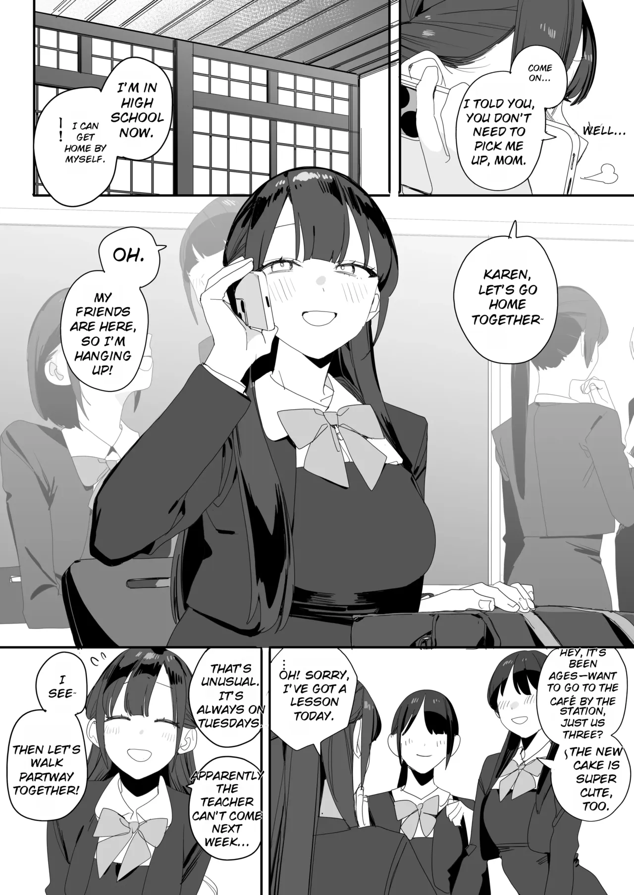 Shiyou-san Chi no Hakoiri Ojou-sama ni Seiyoku Shori Zangyou Saserareru Hanashi | The Story of How the Sheltered Young Lady from the Ajisai Family Is Made to Work Overtime to Satisfy Sexual Desires — preview page 2