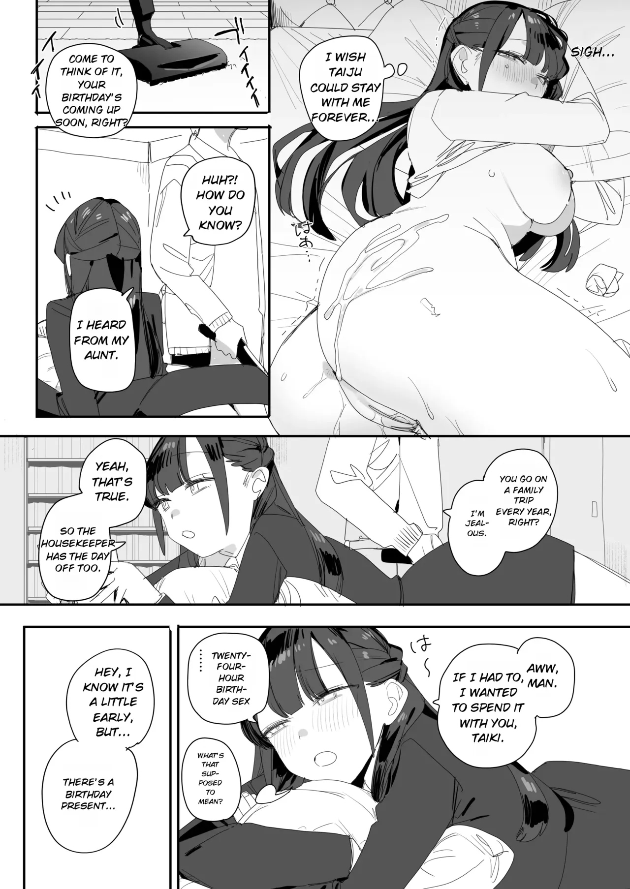 Shiyou-san Chi no Hakoiri Ojou-sama ni Seiyoku Shori Zangyou Saserareru Hanashi | The Story of How the Sheltered Young Lady from the Ajisai Family Is Made to Work Overtime to Satisfy Sexual Desires – Chapter 1 – page 26