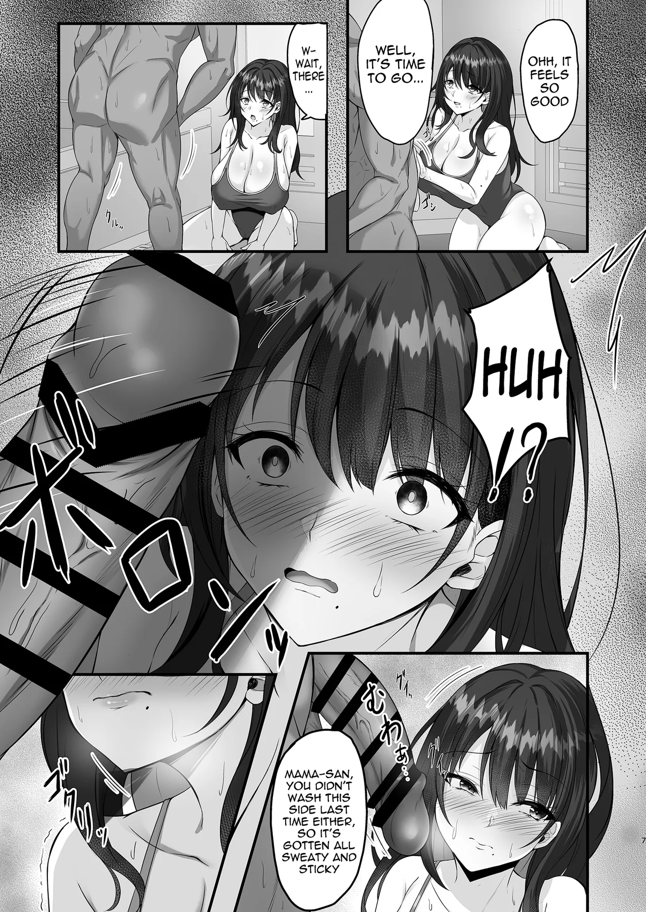 Homestay Saki no Mama-san ga Boku no Dekamara de Ikimakutta Hanashi | The story of how the mom at my homestay came over and over on my huge cock — preview page 7