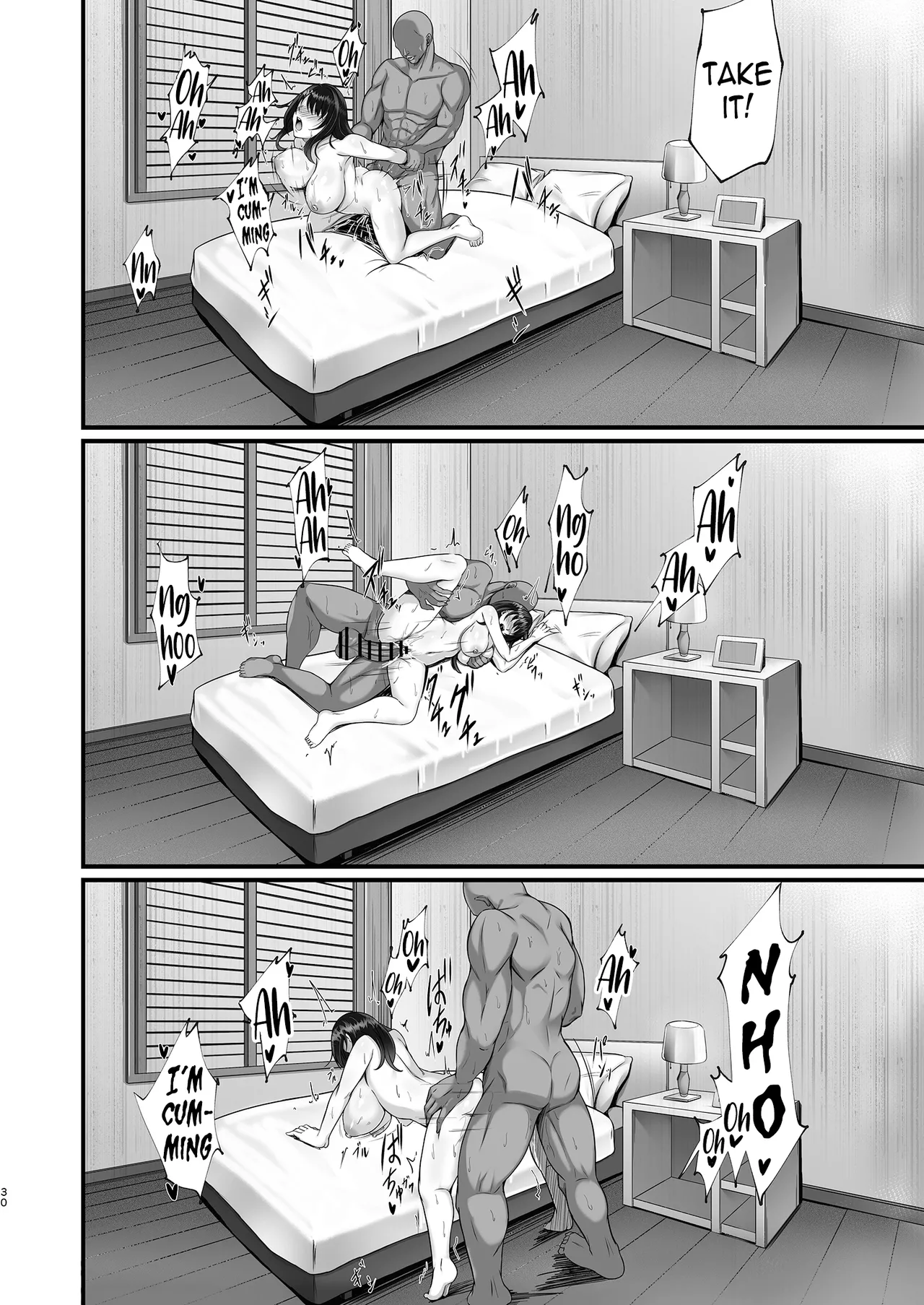 Homestay Saki no Mama-san ga Boku no Dekamara de Ikimakutta Hanashi | The story of how the mom at my homestay came over and over on my huge cock – Chapter 1 – page 30