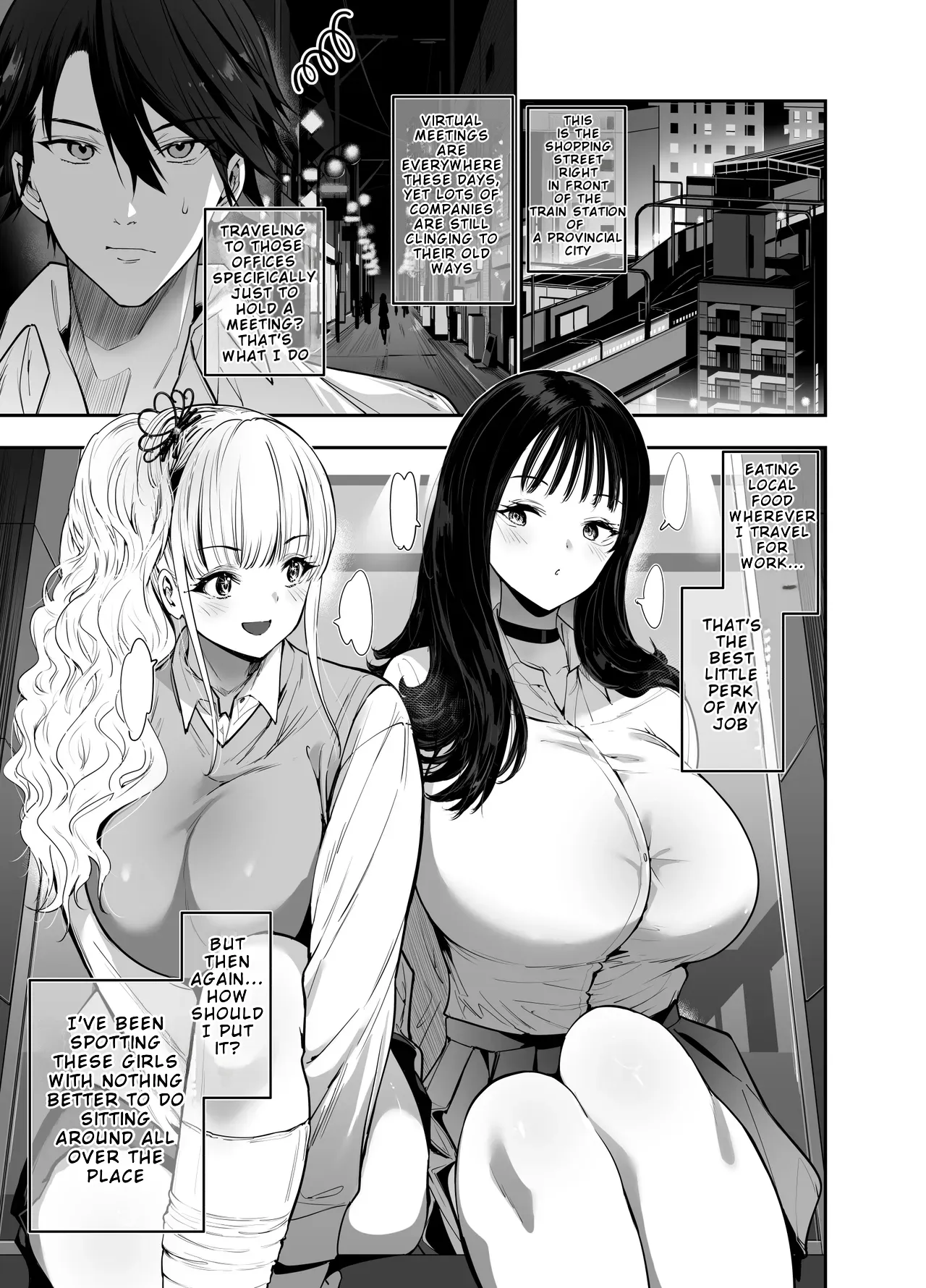 Machi de Deatta Deka Chichi Shiro Gal-tachi ni wa Noumitsu Tanetsuke H Sareretai Himitsu no Riyuu ga Aru — preview page 2