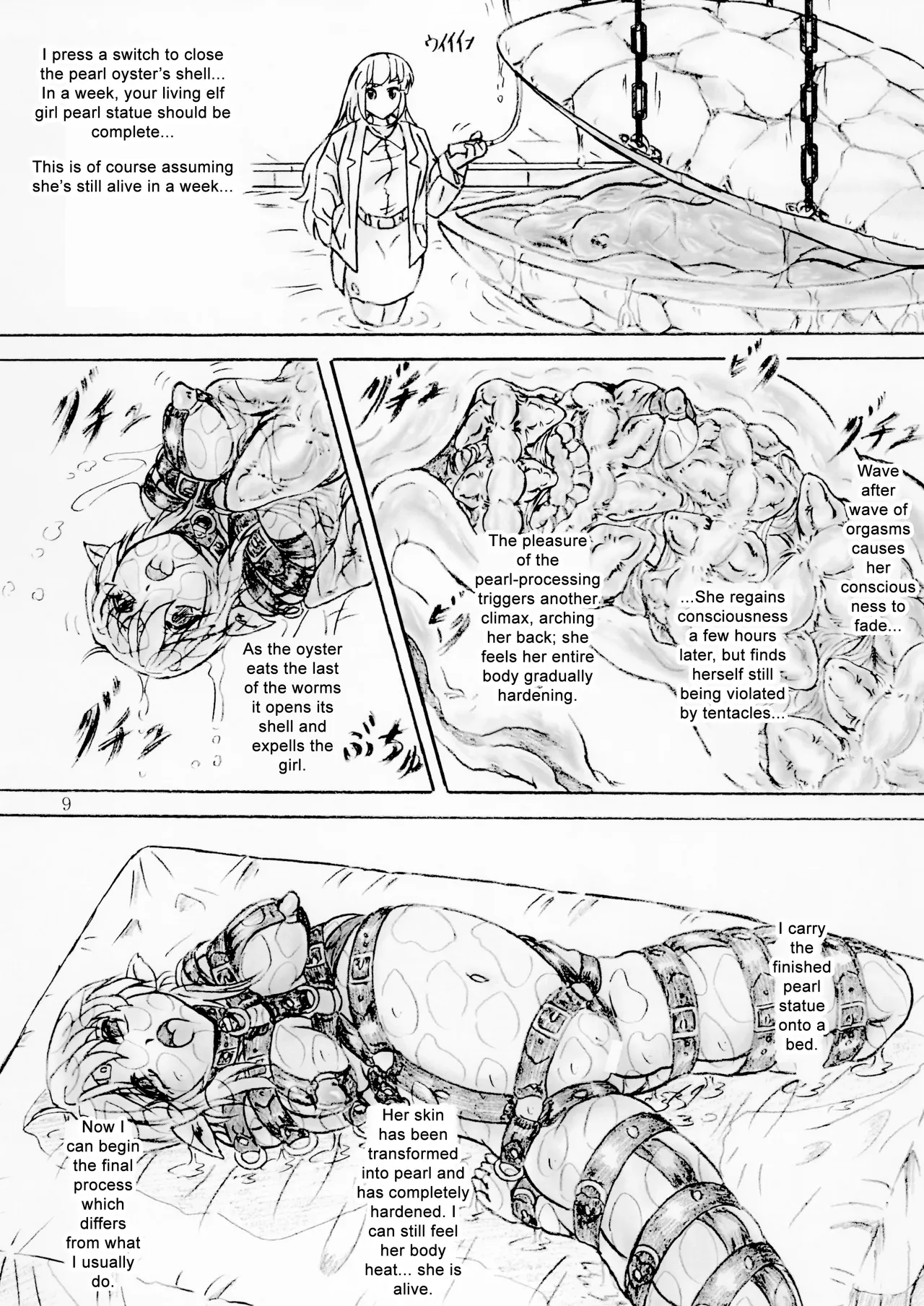 Zecchou Monzetsu Shinju Koubou | The Pearl Workshop: Orgasmic Agony — preview page 9