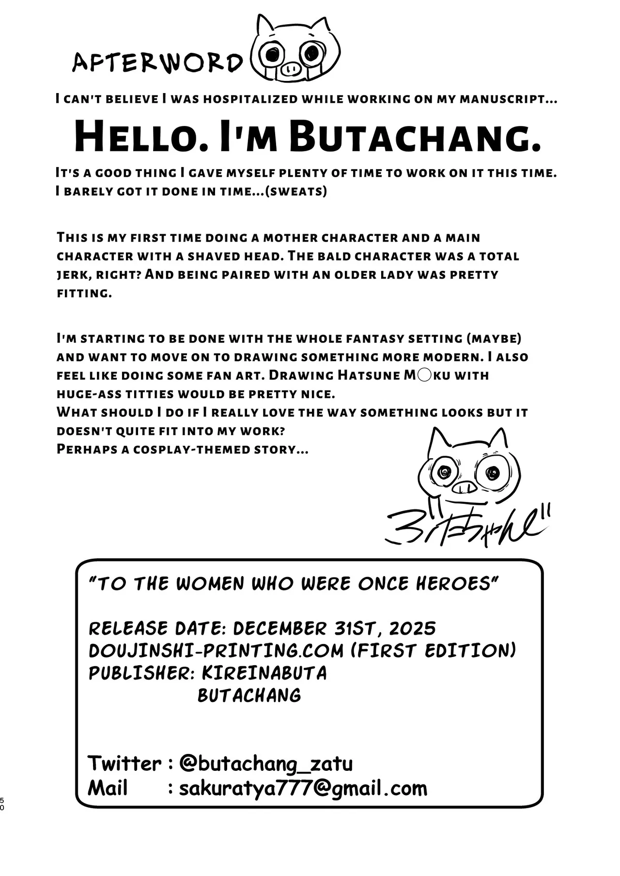 Katsute Eiyu datta, Onna Tachihe. | To the Women Who Were Once Heroes – Chapter 1 – page 50
