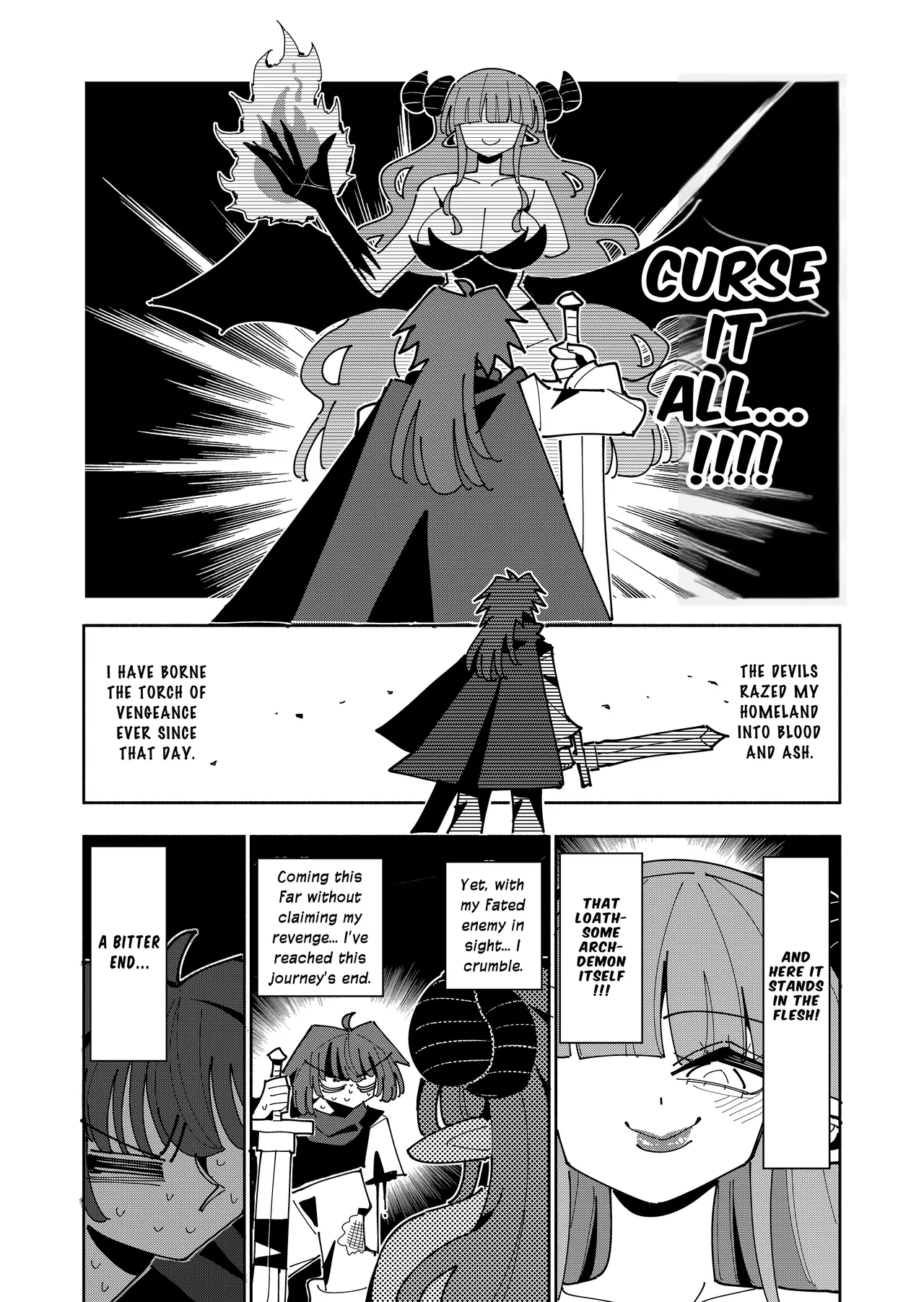 TS Fukushuusha wa Inma no Imouto ni Naru | Gender-Bended Avenger Turned Succubus Sister — preview page 4