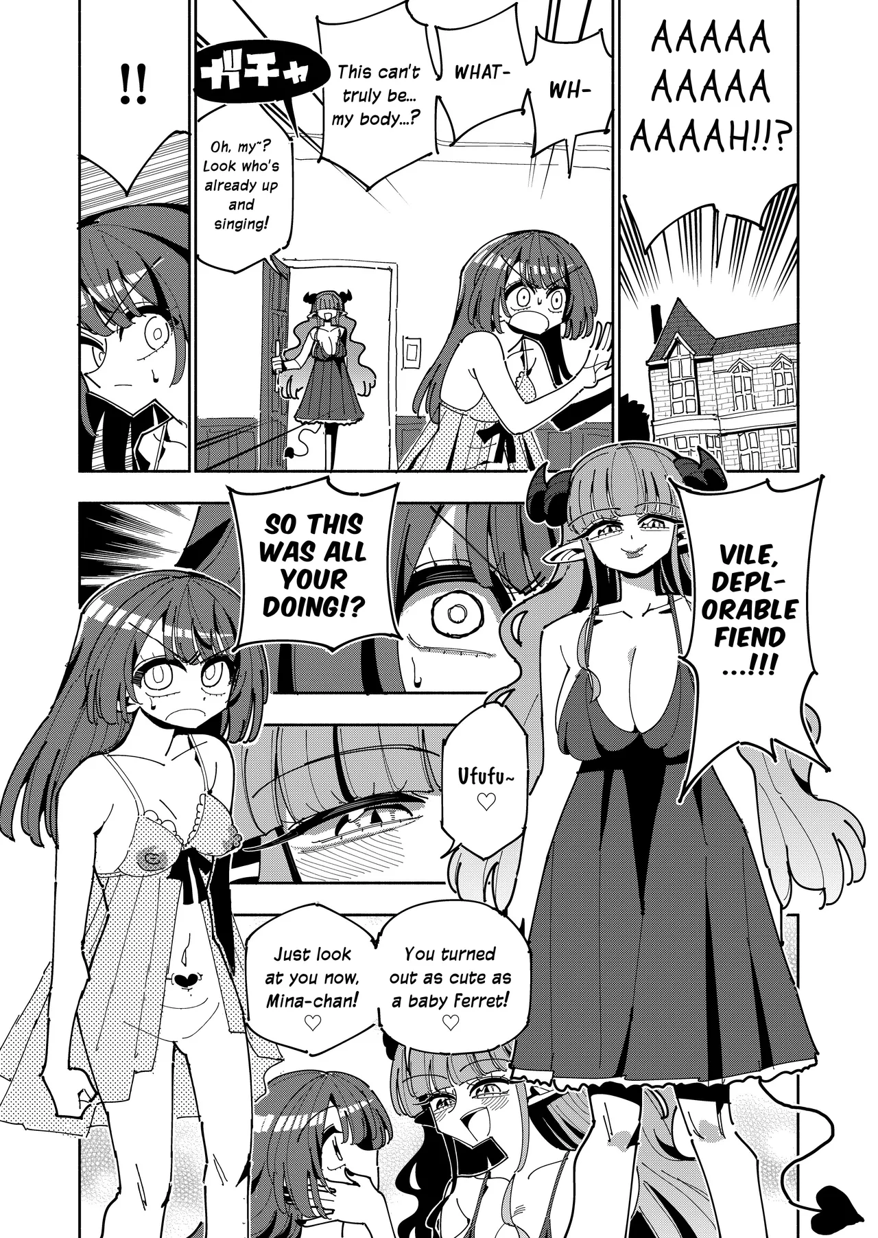 TS Fukushuusha wa Inma no Imouto ni Naru | Gender-Bended Avenger Turned Succubus Sister — preview page 7