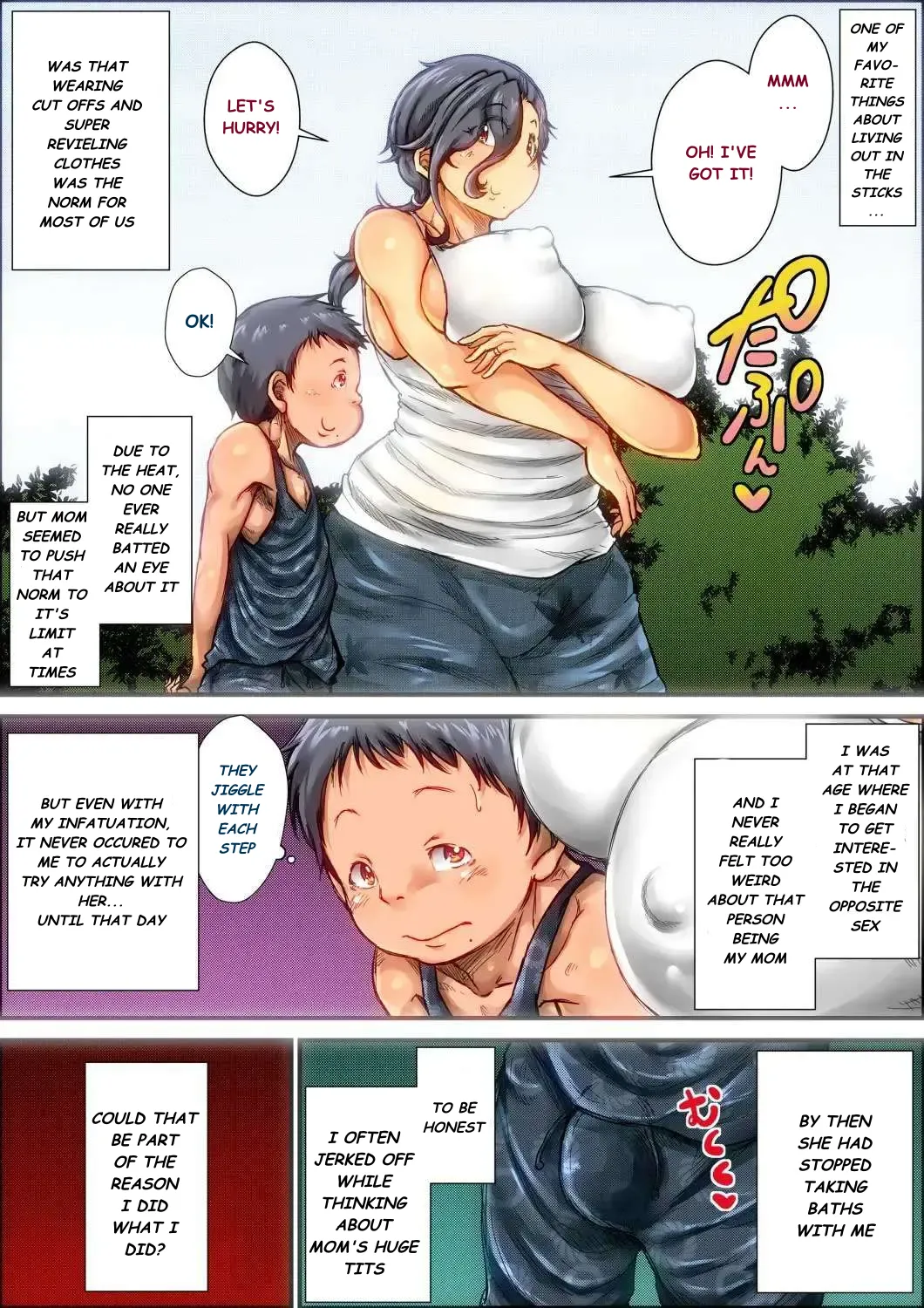 Boku ga Deisui Joutai no Hahaoya o Okashita Toki no Hanashi. | The Story of how I Fucked my Mom While She was Drunk — preview page 6