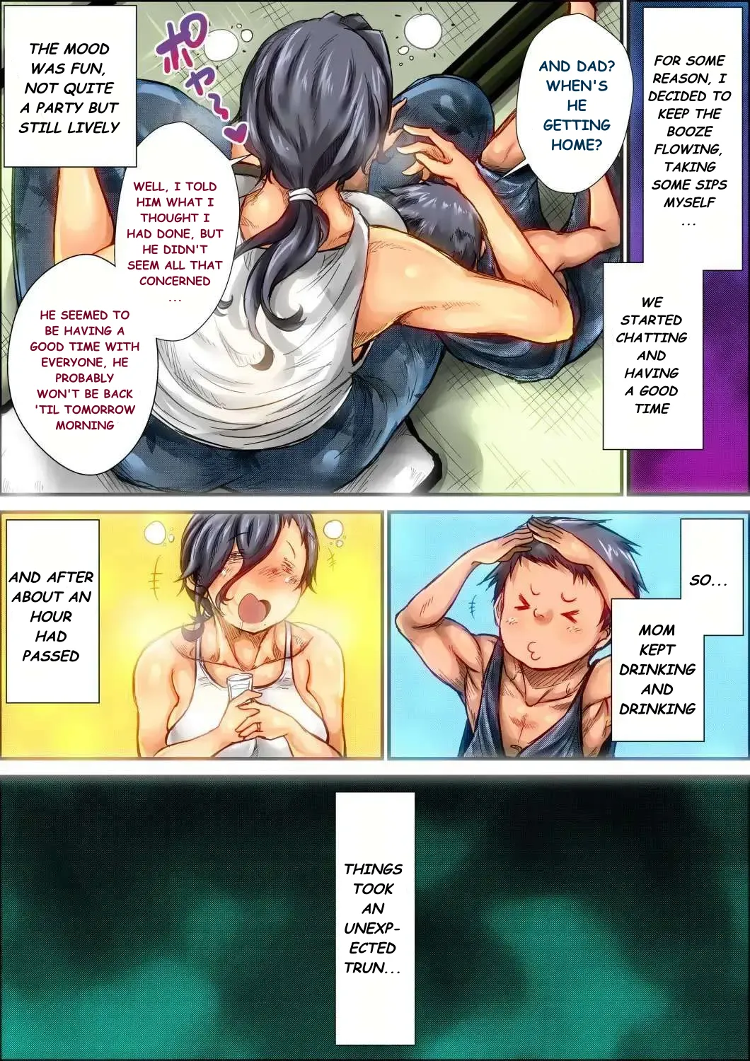 Boku ga Deisui Joutai no Hahaoya o Okashita Toki no Hanashi. | The Story of how I Fucked my Mom While She was Drunk — preview page 12