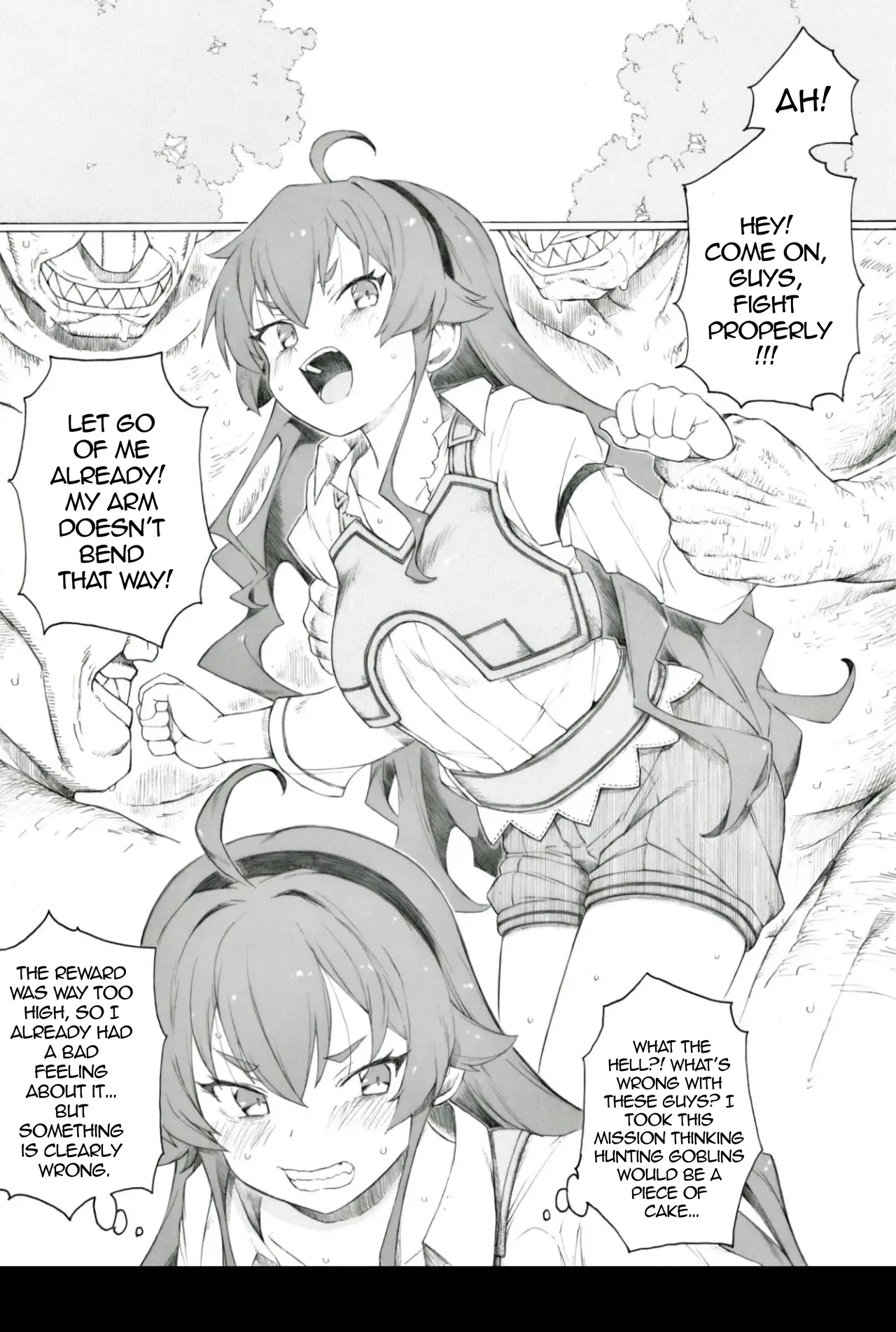Eris Training Arc : I might have gotten pregnant with a goblin kitten, nyan — preview page 1