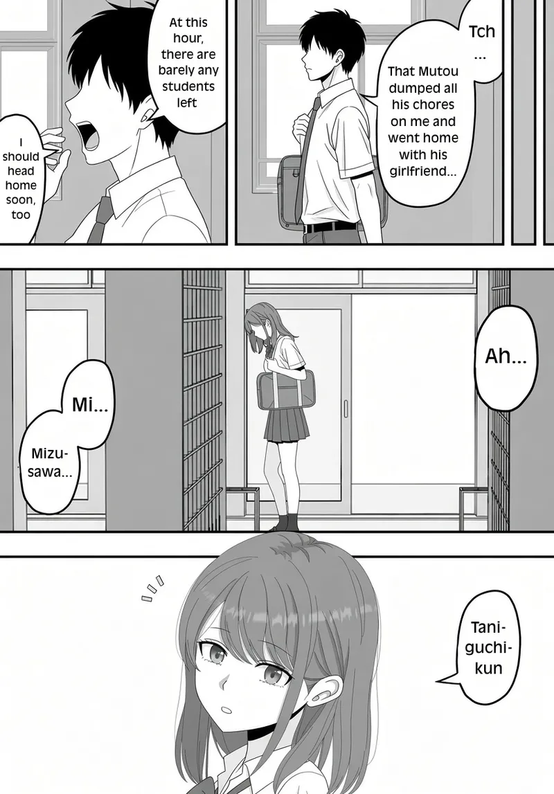 “BSS” Zutto Suki Datta Tonari no Seki no Onnanoko ga Shinyuu no Yokodori Sareru Hanashi | The Story of How the Girl Next To My Seat Whom I’ve Always Liked Was Stolen by My Best Friend — preview page 6