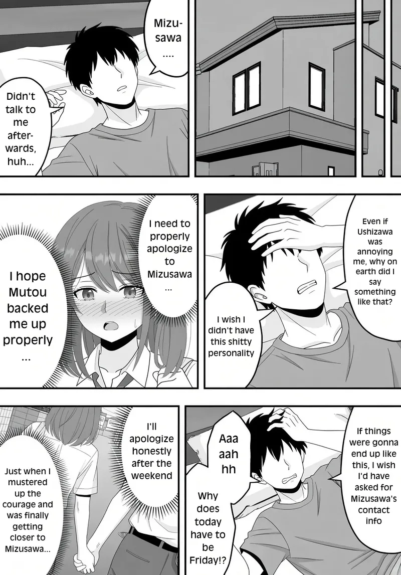 “BSS” Zutto Suki Datta Tonari no Seki no Onnanoko ga Shinyuu no Yokodori Sareru Hanashi | The Story of How the Girl Next To My Seat Whom I’ve Always Liked Was Stolen by My Best Friend — preview page 18