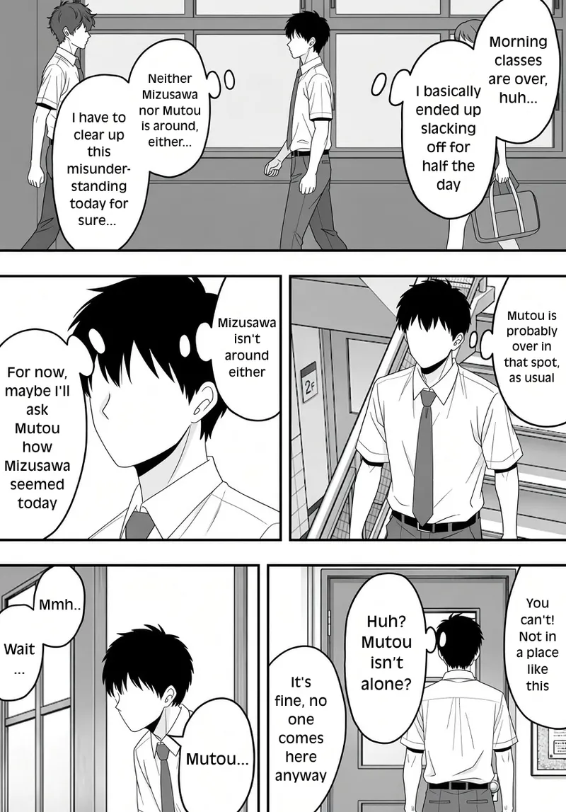 “BSS” Zutto Suki Datta Tonari no Seki no Onnanoko ga Shinyuu no Yokodori Sareru Hanashi | The Story of How the Girl Next To My Seat Whom I’ve Always Liked Was Stolen by My Best Friend — preview page 20
