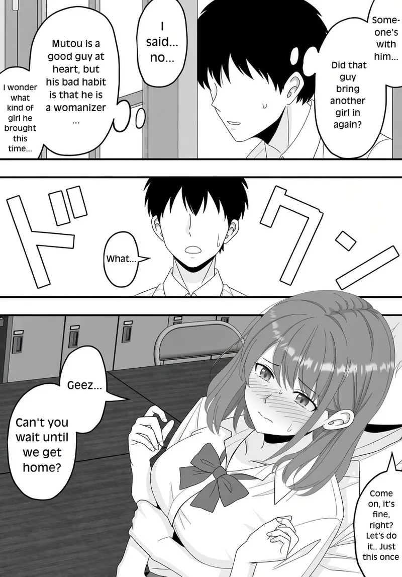 “BSS” Zutto Suki Datta Tonari no Seki no Onnanoko ga Shinyuu no Yokodori Sareru Hanashi | The Story of How the Girl Next To My Seat Whom I’ve Always Liked Was Stolen by My Best Friend – Chapter 1 – page 21