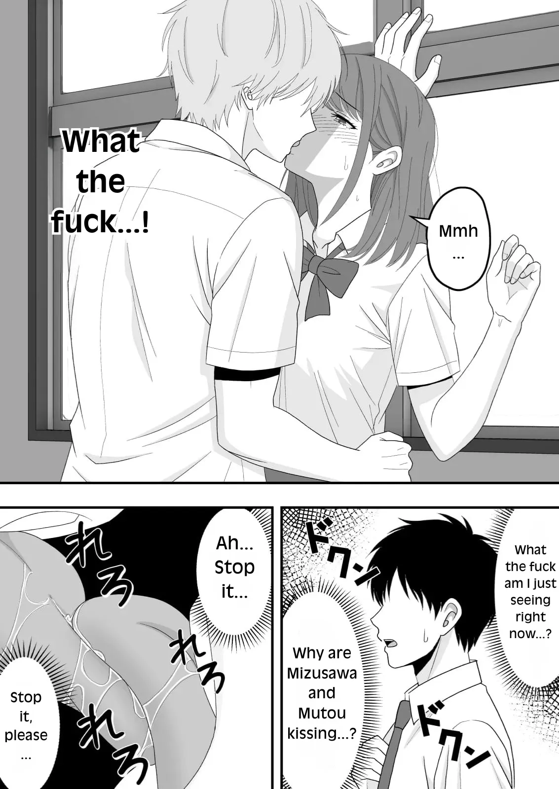 “BSS” Zutto Suki Datta Tonari no Seki no Onnanoko ga Shinyuu no Yokodori Sareru Hanashi | The Story of How the Girl Next To My Seat Whom I’ve Always Liked Was Stolen by My Best Friend – Chapter 1 – page 22