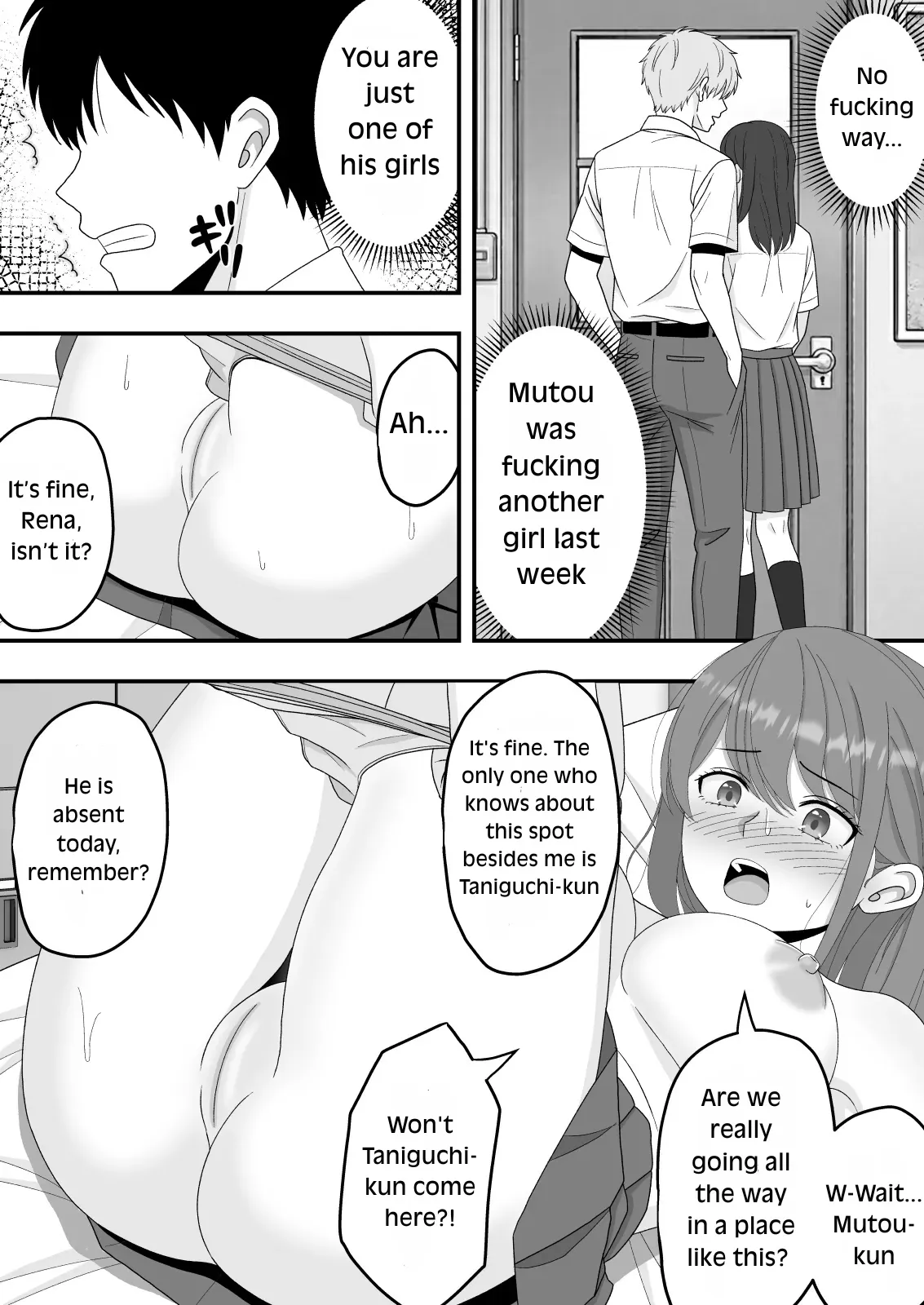 “BSS” Zutto Suki Datta Tonari no Seki no Onnanoko ga Shinyuu no Yokodori Sareru Hanashi | The Story of How the Girl Next To My Seat Whom I’ve Always Liked Was Stolen by My Best Friend – Chapter 1 – page 32