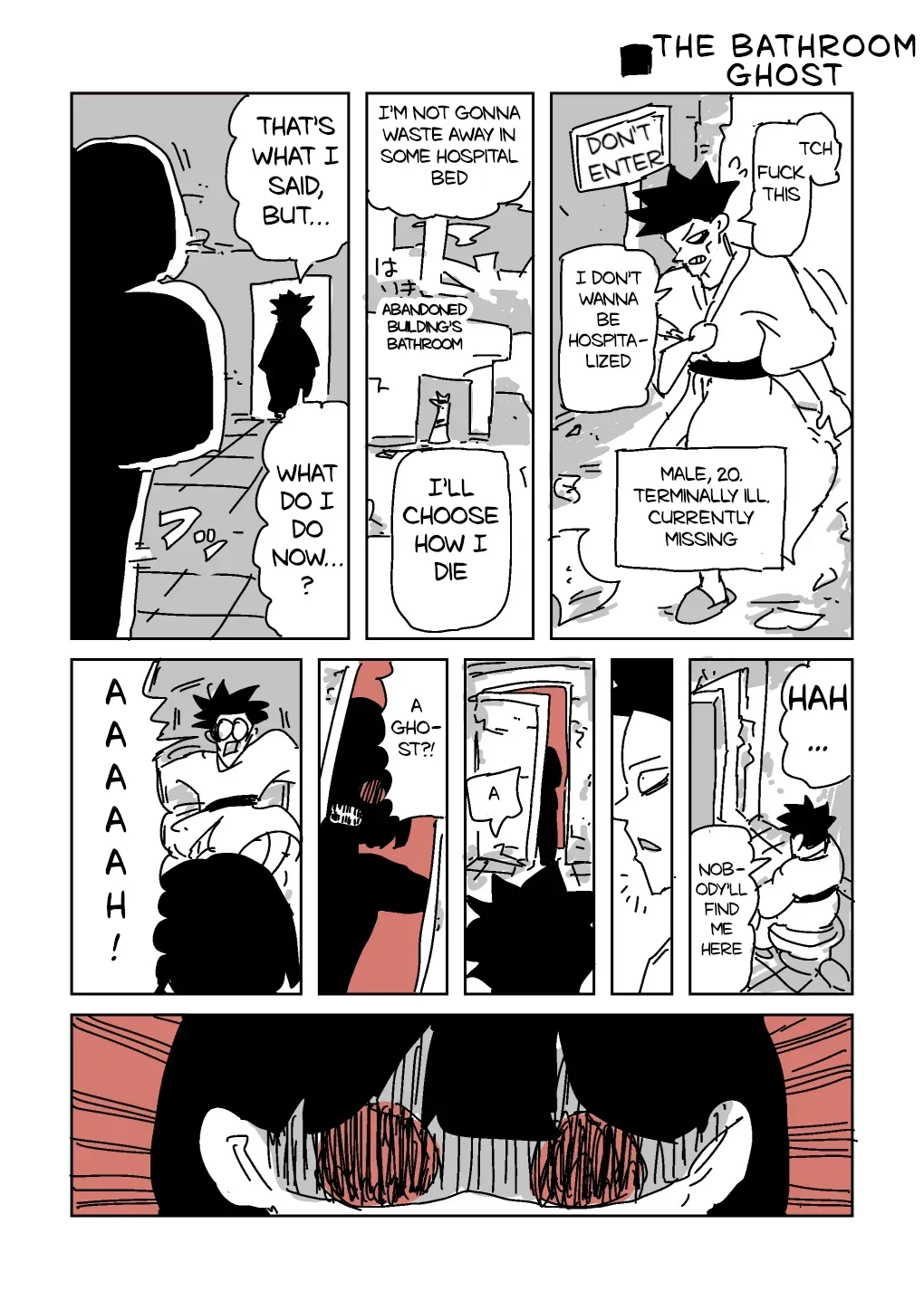The bathroom ghost — preview page 1