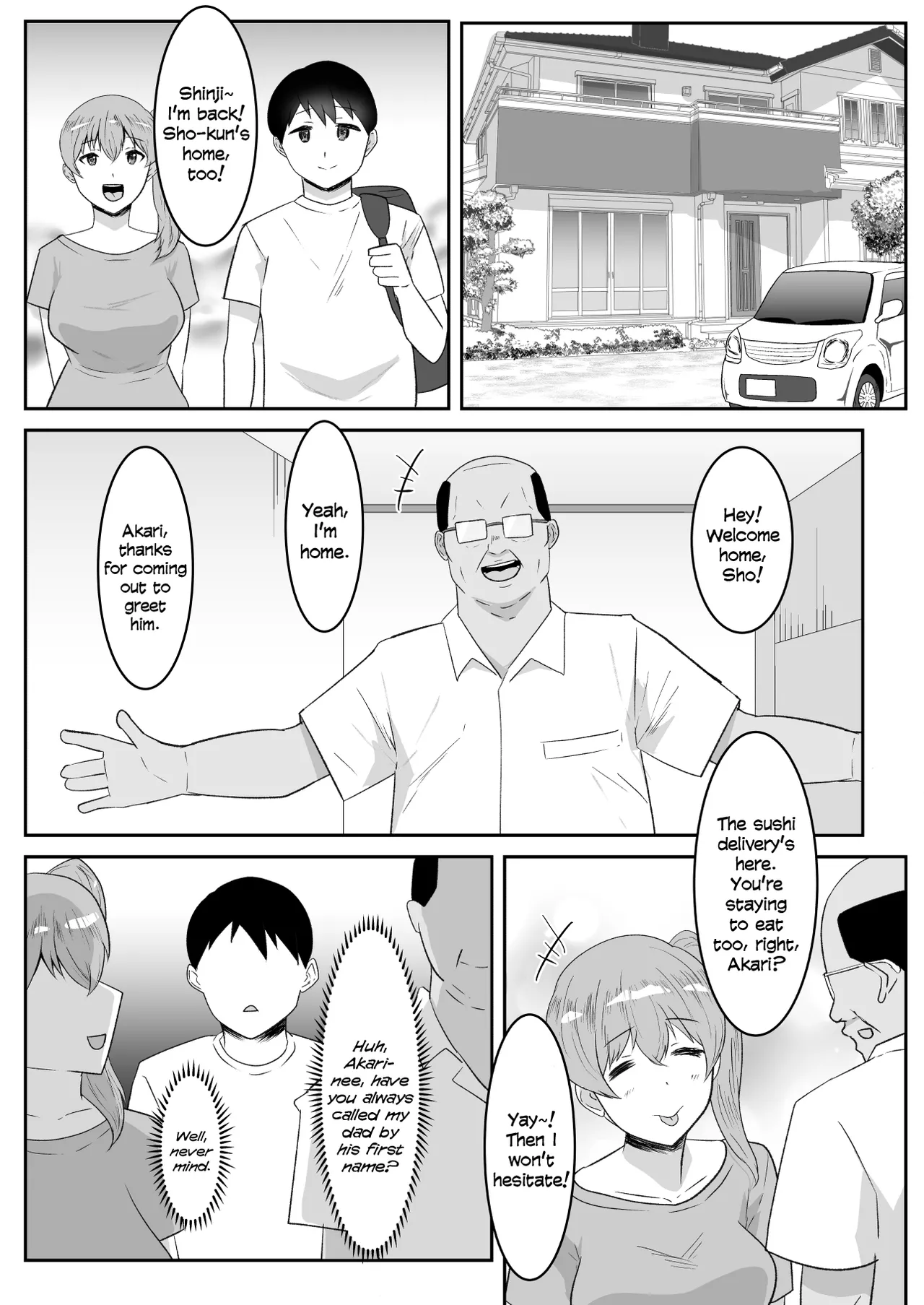 Oyaji no Saikon Aite wa Sukidatta Boku no Osananajimi — preview page 5