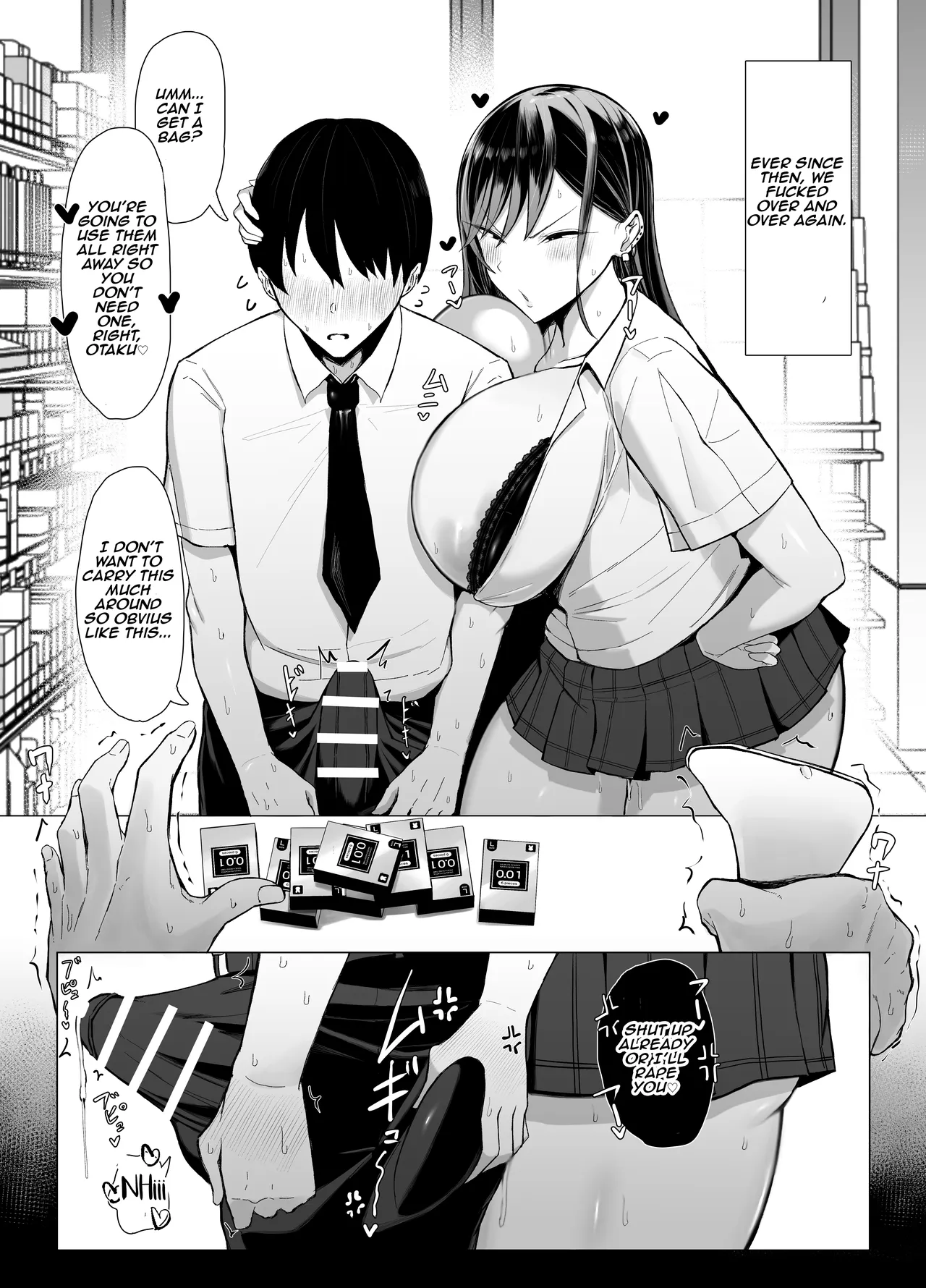 Gal to Otaku no Idenshi Aishou Batsugun H | Hot Sex Between a Gal and an Otaku With Perfect Genes Compatibility – Chapter 1 – page 49