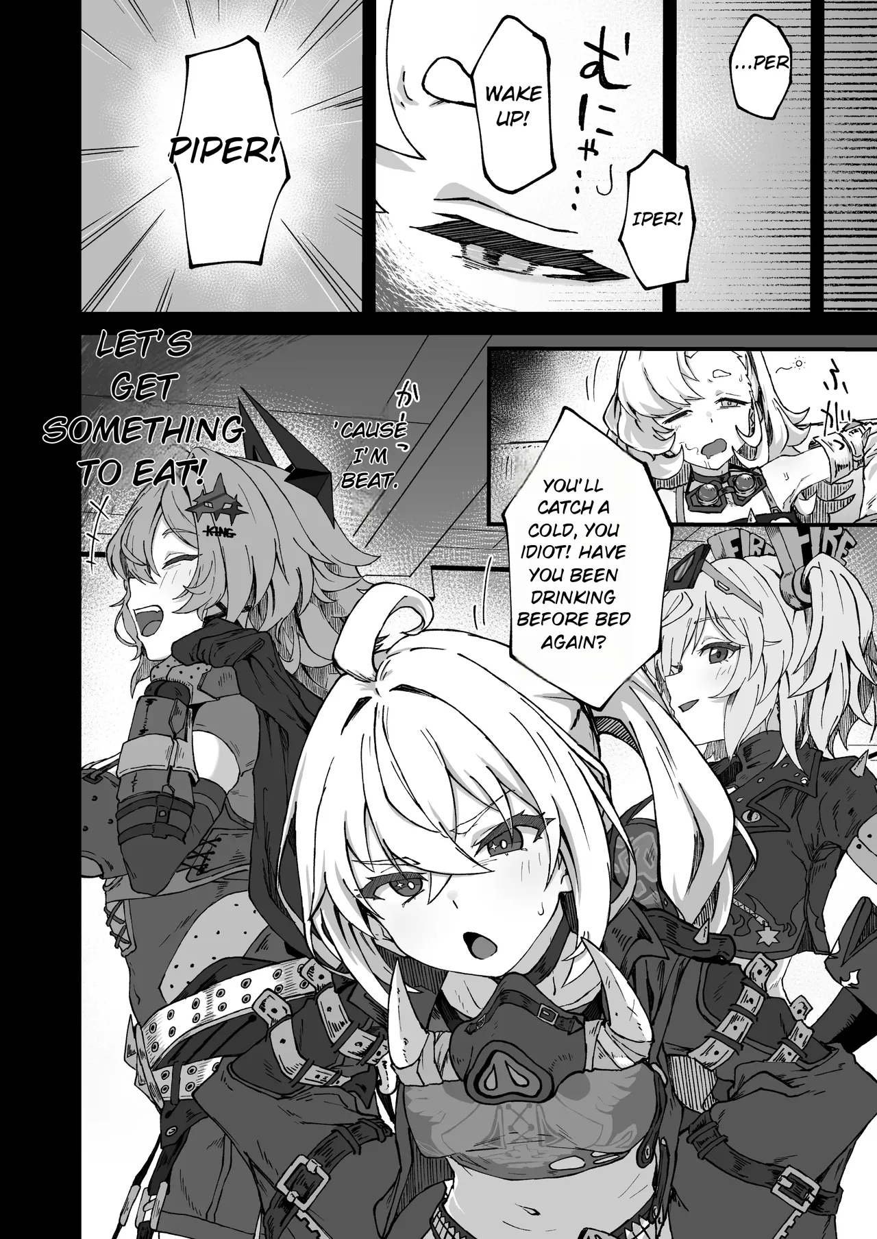 Piper-san Okinasugi!! | Piper, you’re sleeping way too much!! — preview page 19