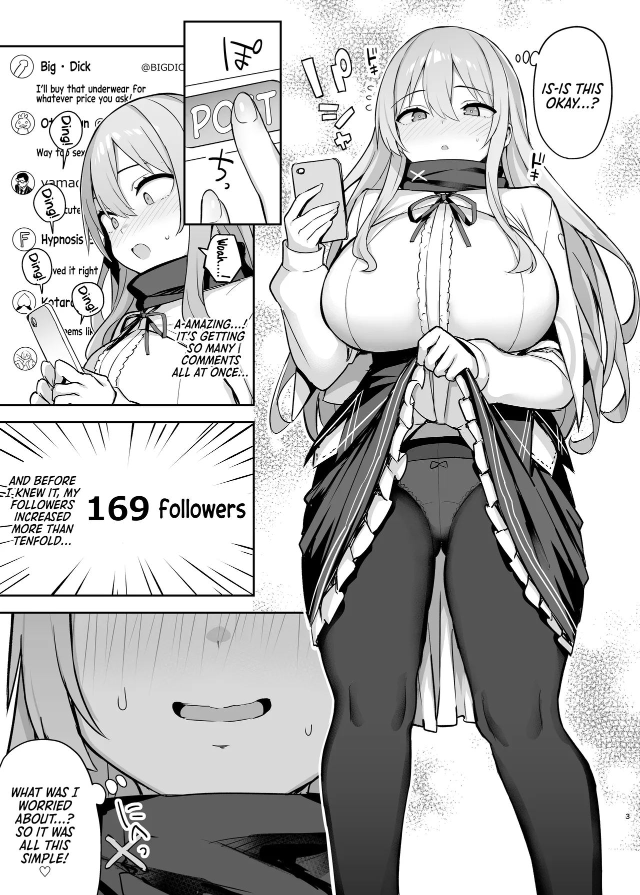 Dosukebe Seijo ga Ecchi na Haishin Katsudou ni Hamaru made – The Naughty Saint Gets Hooked on Lewd Streaming — preview page 4