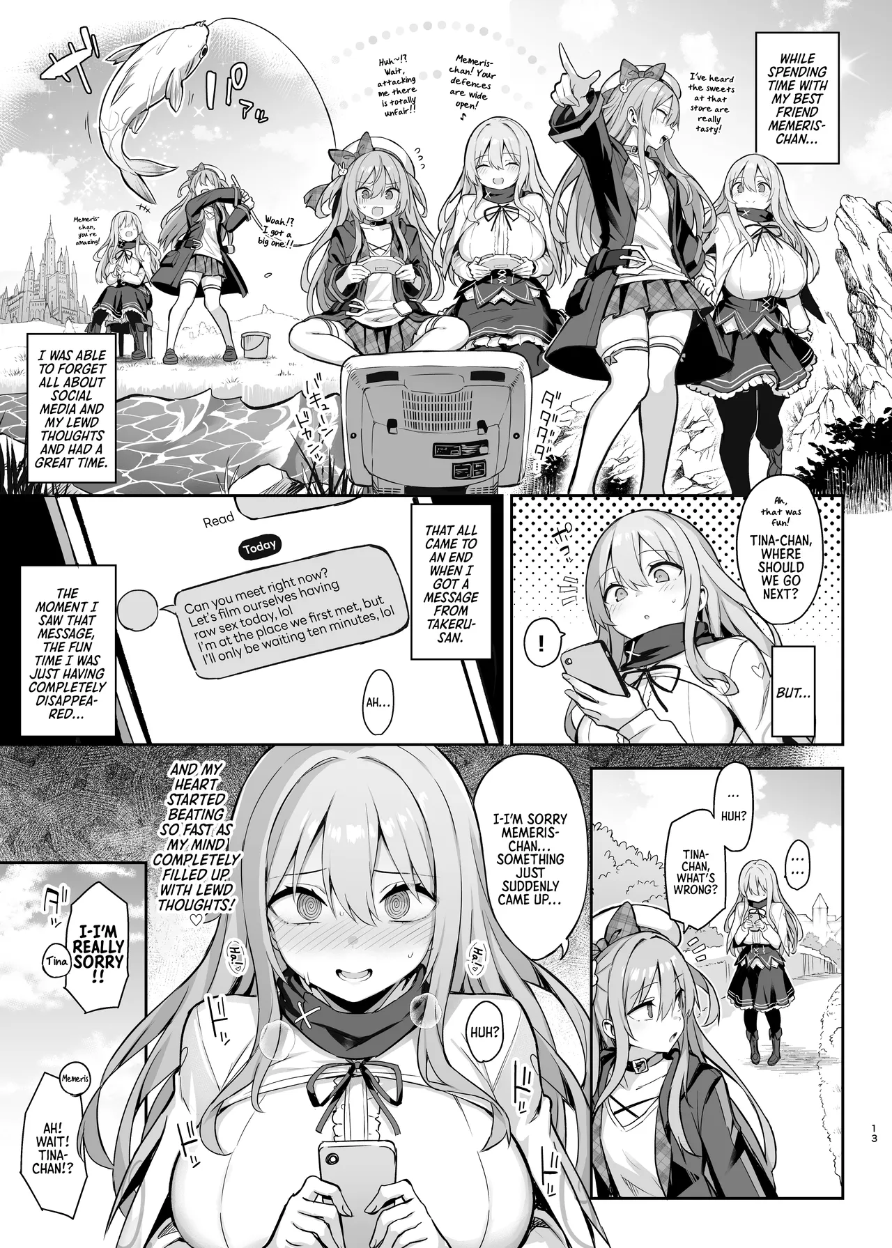 Dosukebe Seijo ga Ecchi na Haishin Katsudou ni Hamaru made – The Naughty Saint Gets Hooked on Lewd Streaming — preview page 14