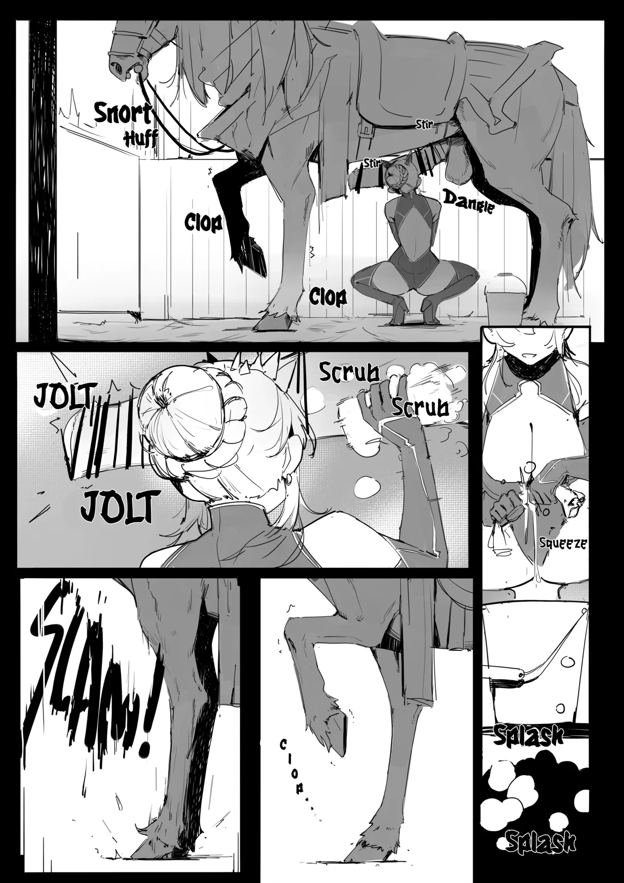 Umaba-sama no Seika – WASHING THE ROYAL MARE — preview page 3
