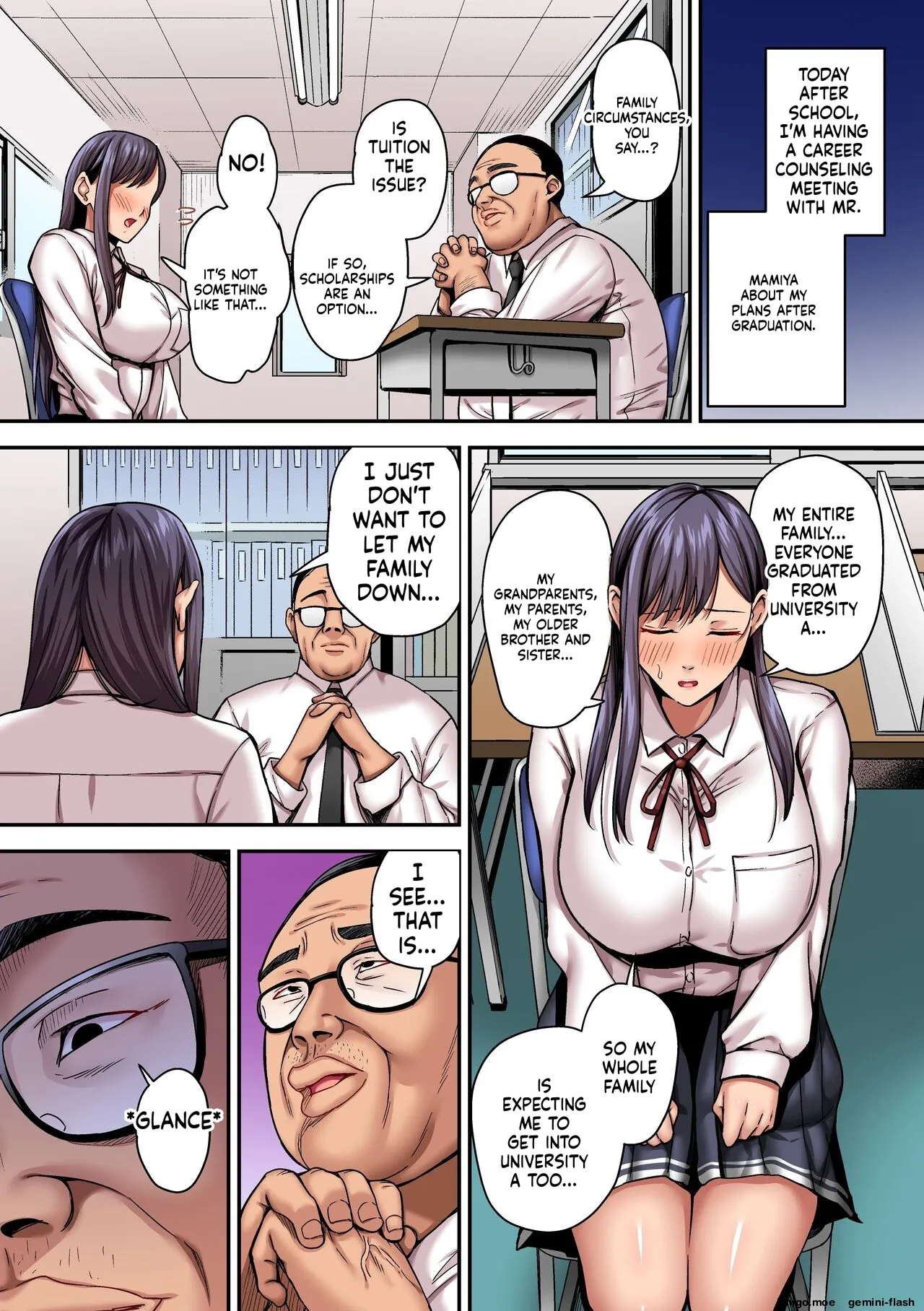 Hamerareta Bijin Yuutousei ~Shingaku no Tame ni Sensei ni Pakorarete Mainichi Seishori Saserarete…~ — preview page 4