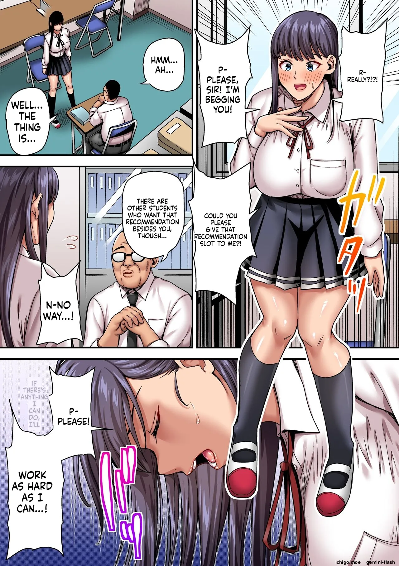 Hamerareta Bijin Yuutousei ~Shingaku no Tame ni Sensei ni Pakorarete Mainichi Seishori Saserarete…~ — preview page 6