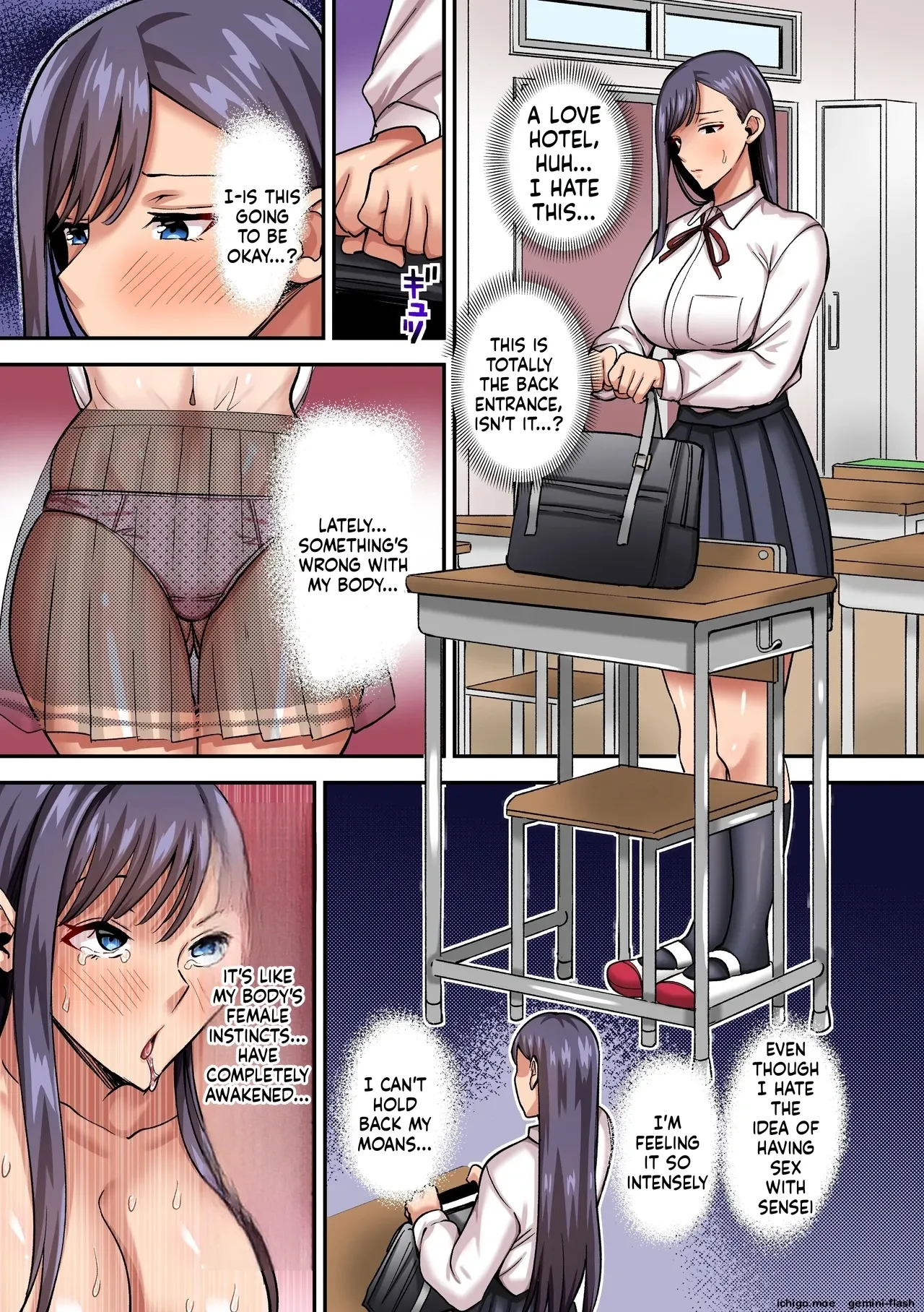 Hamerareta Bijin Yuutousei ~Shingaku no Tame ni Sensei ni Pakorarete Mainichi Seishori Saserarete…~ – Chapter 1 – page 38