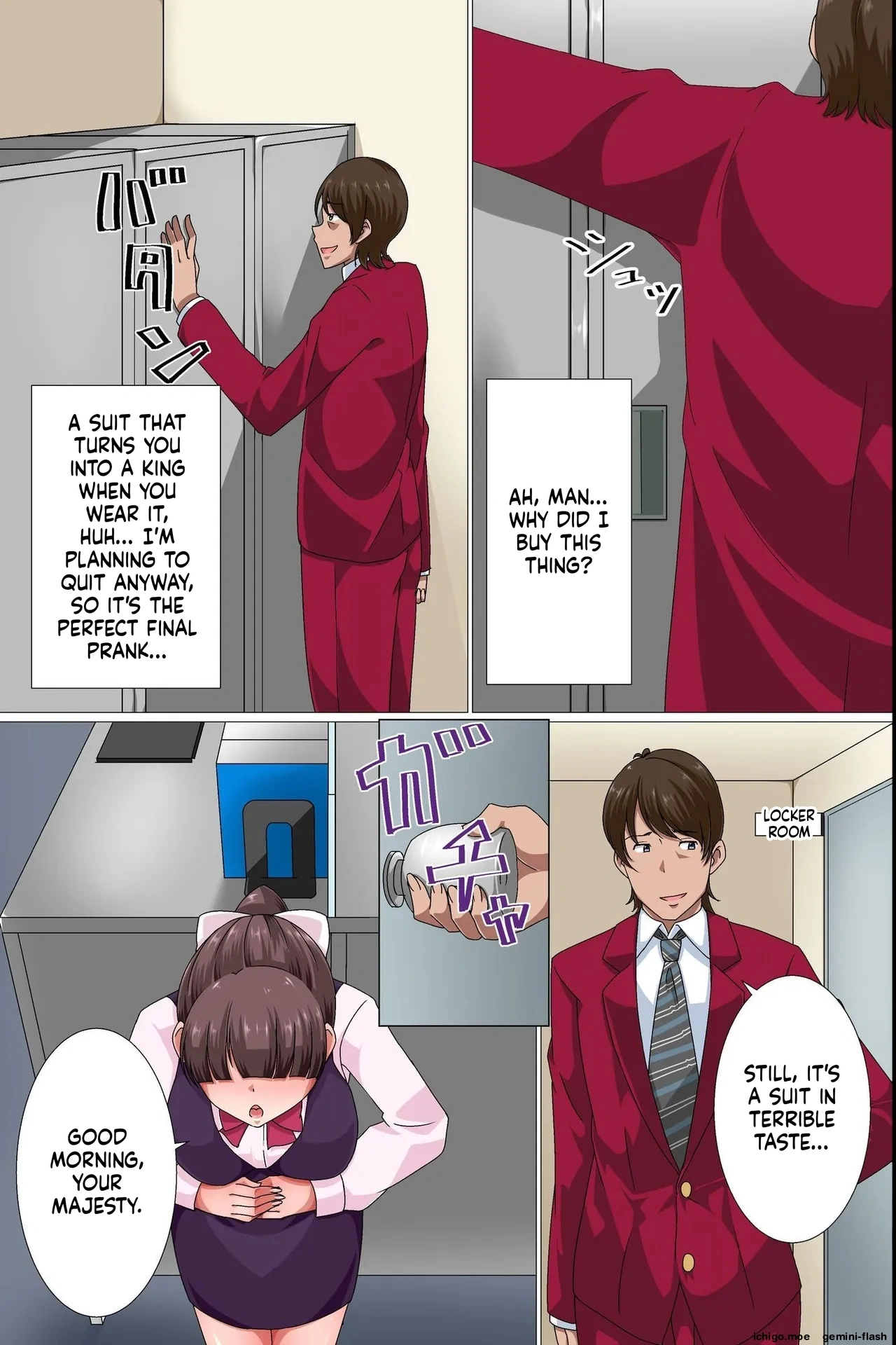 Ou-sama Suit Dare mo ga Ore ni Hirefushi Shitagau Sekai — preview page 6
