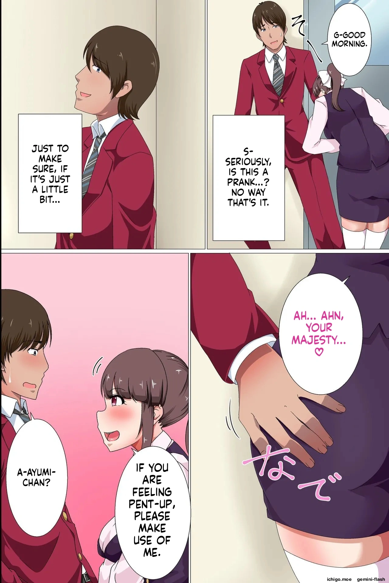 Ou-sama Suit Dare mo ga Ore ni Hirefushi Shitagau Sekai — preview page 7