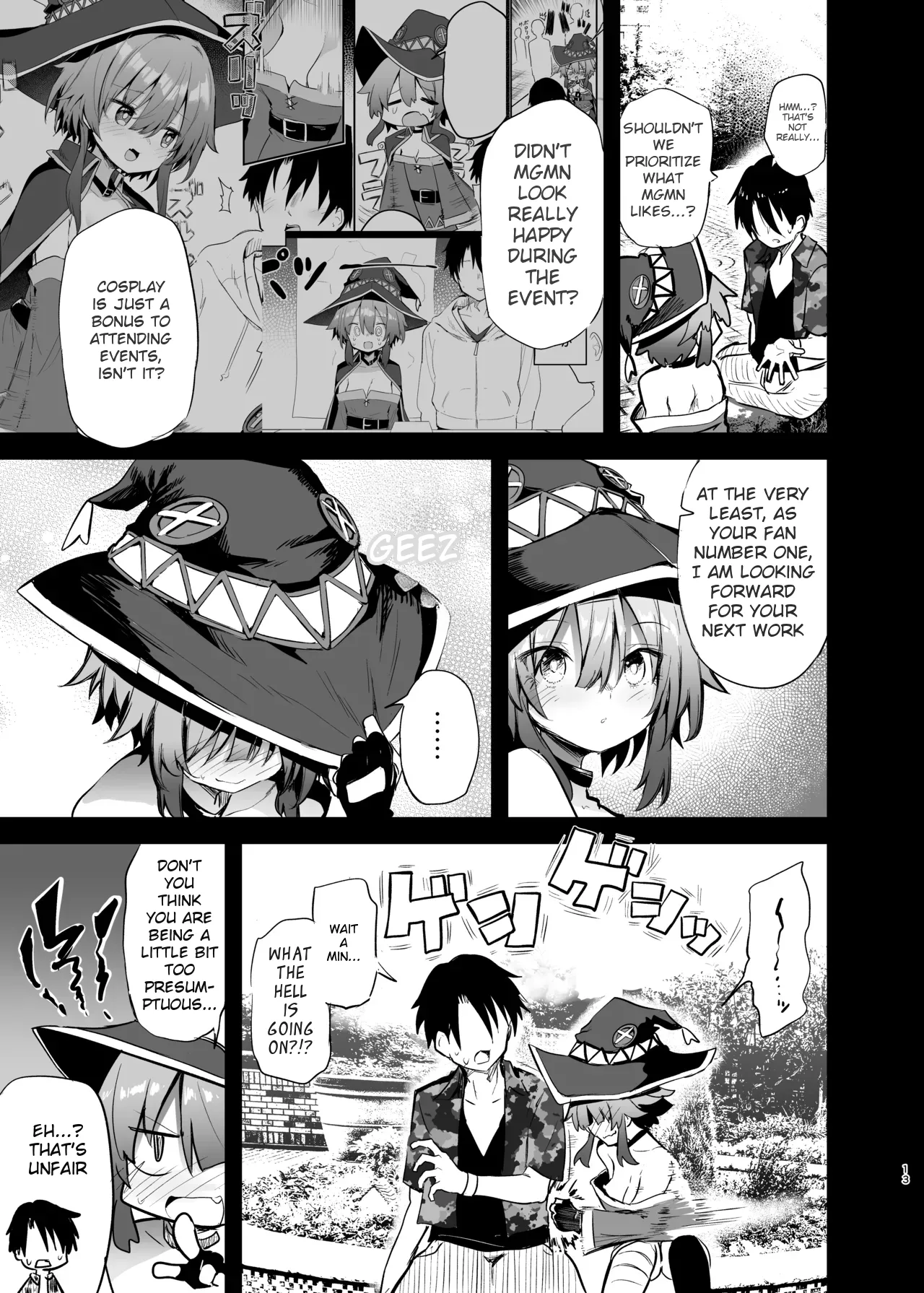Megumin Cosplayer to Off-Pako Gokko 2 | Play-pretend Offline Sex Meetup with a Megumin Cosplayer 2 — preview page 13