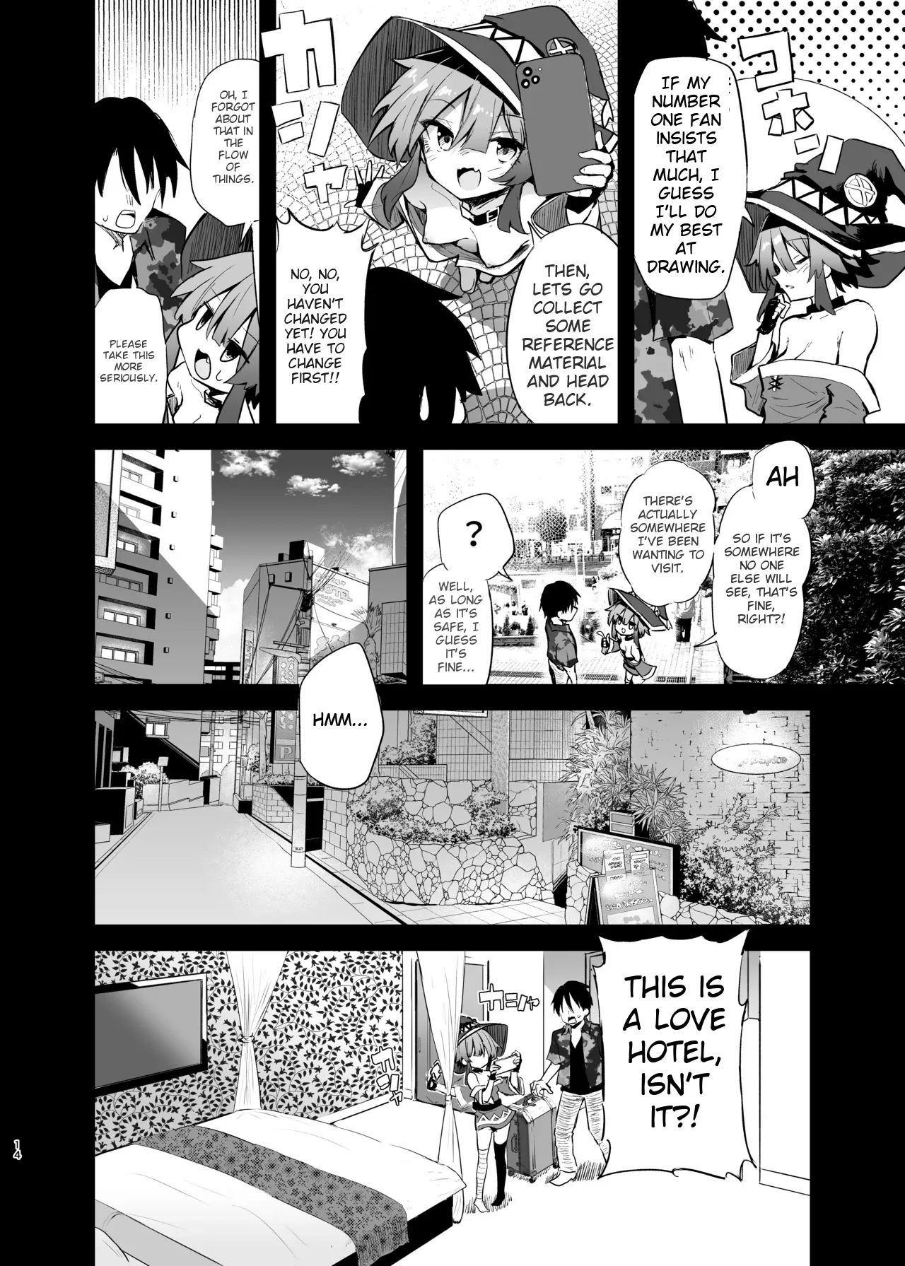Megumin Cosplayer to Off-Pako Gokko 2 | Play-pretend Offline Sex Meetup with a Megumin Cosplayer 2 — preview page 14