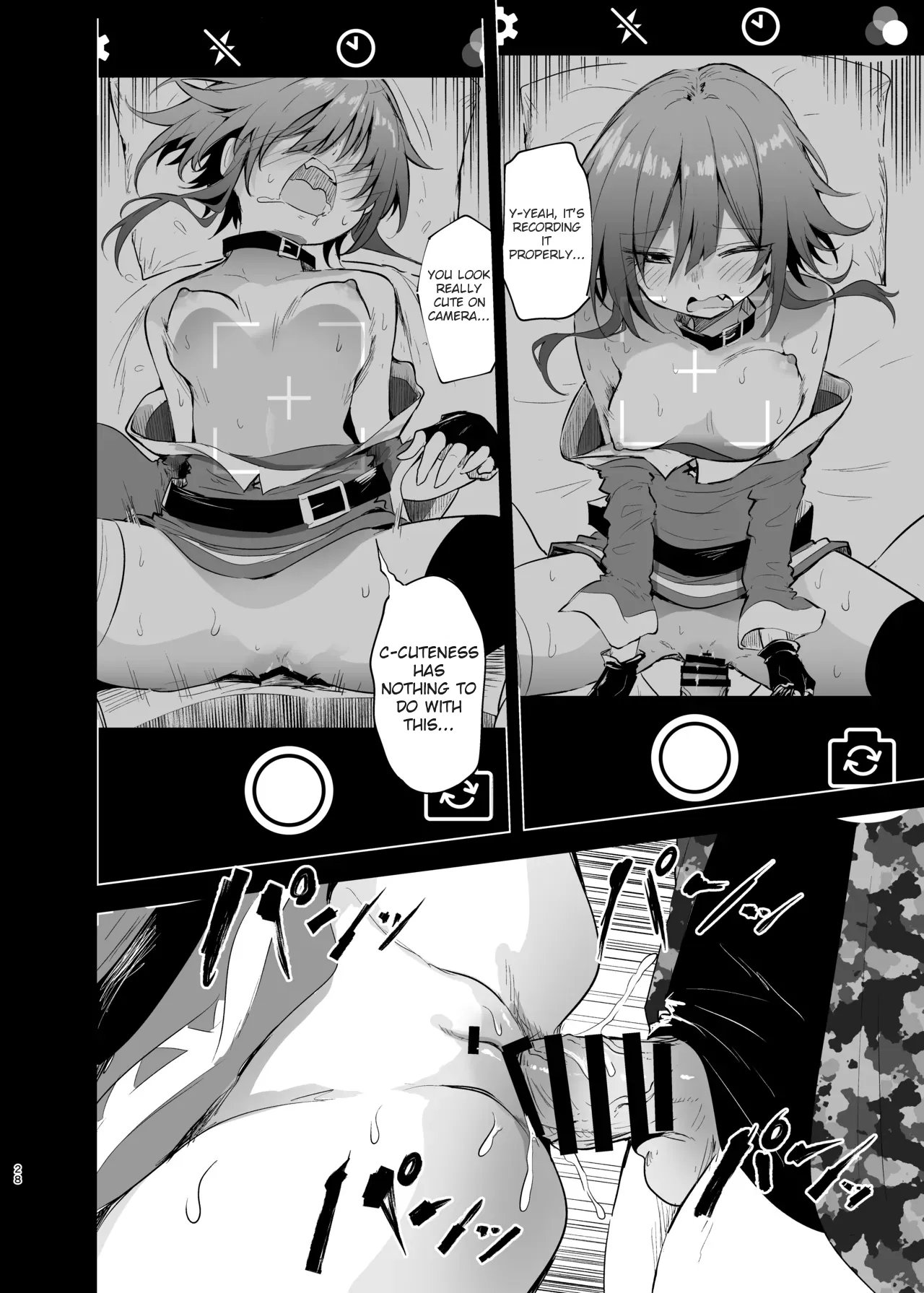 Megumin Cosplayer to Off-Pako Gokko 2 | Play-pretend Offline Sex Meetup with a Megumin Cosplayer 2 – Chapter 1 – page 28