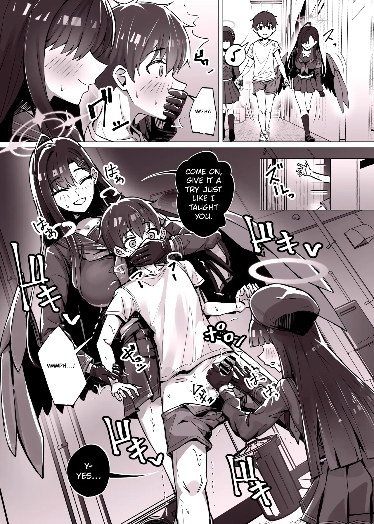 Rojiura de Shibottekuru Ichika to Mob | Back Alley Milking Session with Ichika and Mob-chan — preview page 2