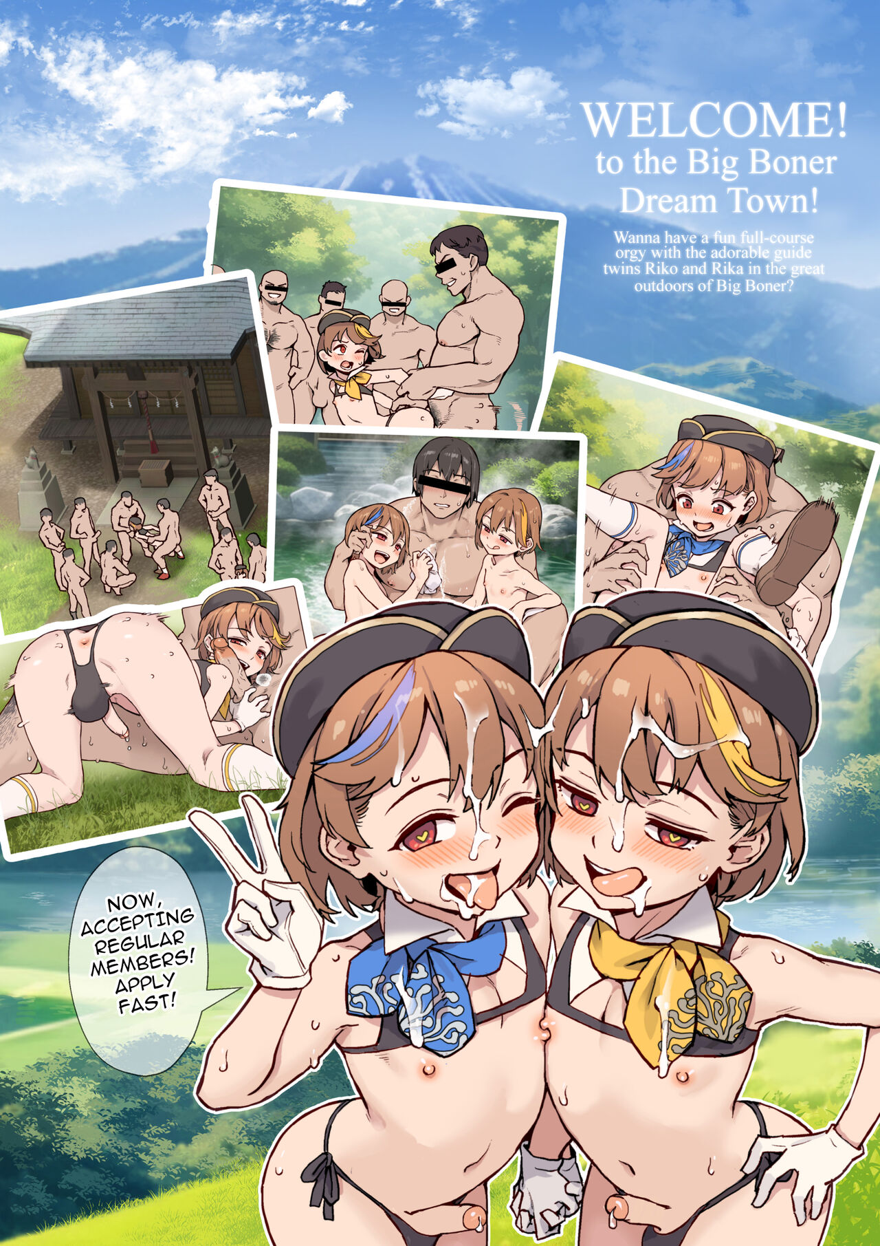 Youkoso Riko & Rika no Otokonoko Gohoushi ♂ Bus Guide Tour | Welcome!! Riko & Rika’s Trap Servicei ♂ Bus Guide Tour – Chapter 1 – page 35