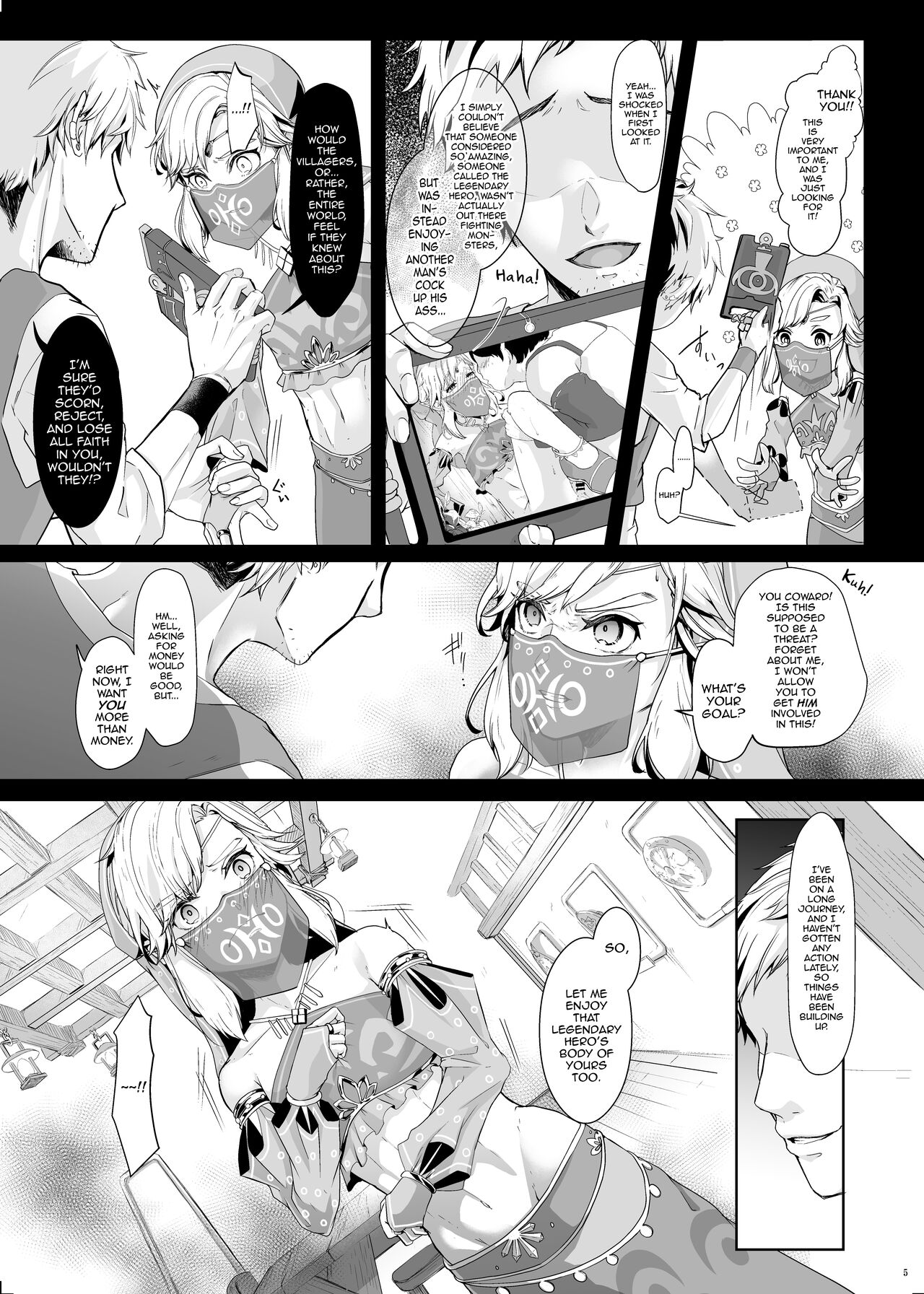 Eiyuu Kyouhaku NTR Choukyou ~Hamedori Tousatsu Sae Sarenakereba~ — preview page 6