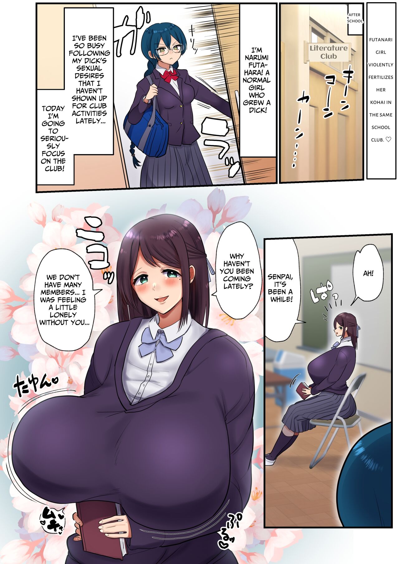 Futanari Musume no Tanetsuke Press! | Futanari Girl’s Mating Press! – Chapter 1 – page 23