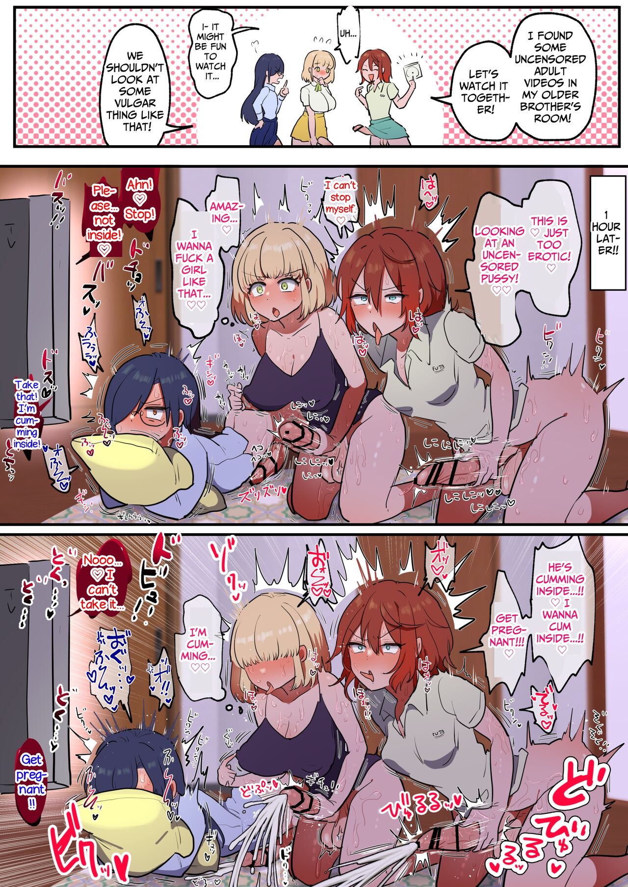 Futanari Musume no Tanetsuke Press! | Futanari Girl’s Mating Press! – Chapter 1 – page 52