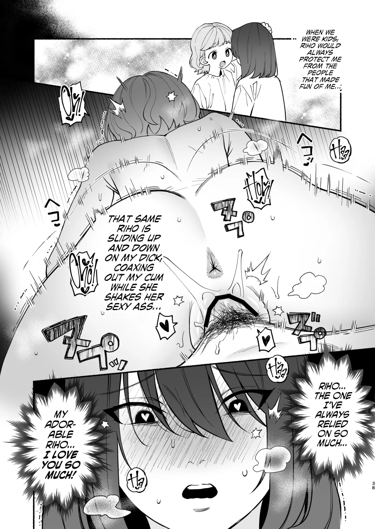Muchimuchi Osananajimi to Ryouomoi Dokusen Sex | Monopolizing My Childhood Friend And Having Loving Sex – Chapter 1 – page 37