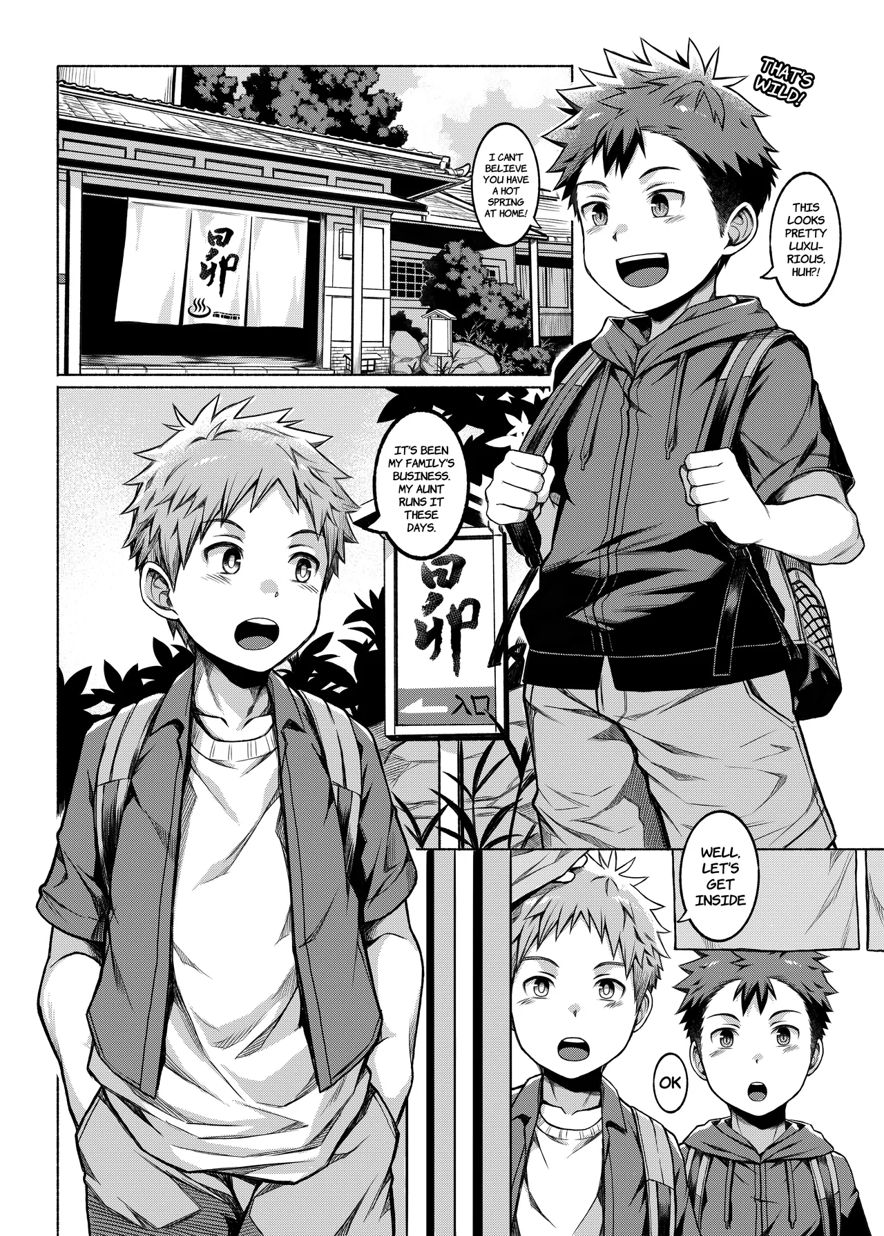 Ore no Classmate wa Roshutsukyou datta Ken ~Onsengai Hen~ | The Case of my Exhibitionist Classmate!! ~Hot Spring District Arc~ — preview page 3